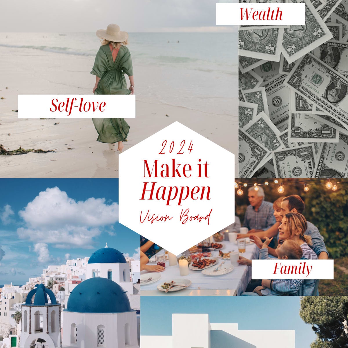 Steps to create an effective vision board for 2024