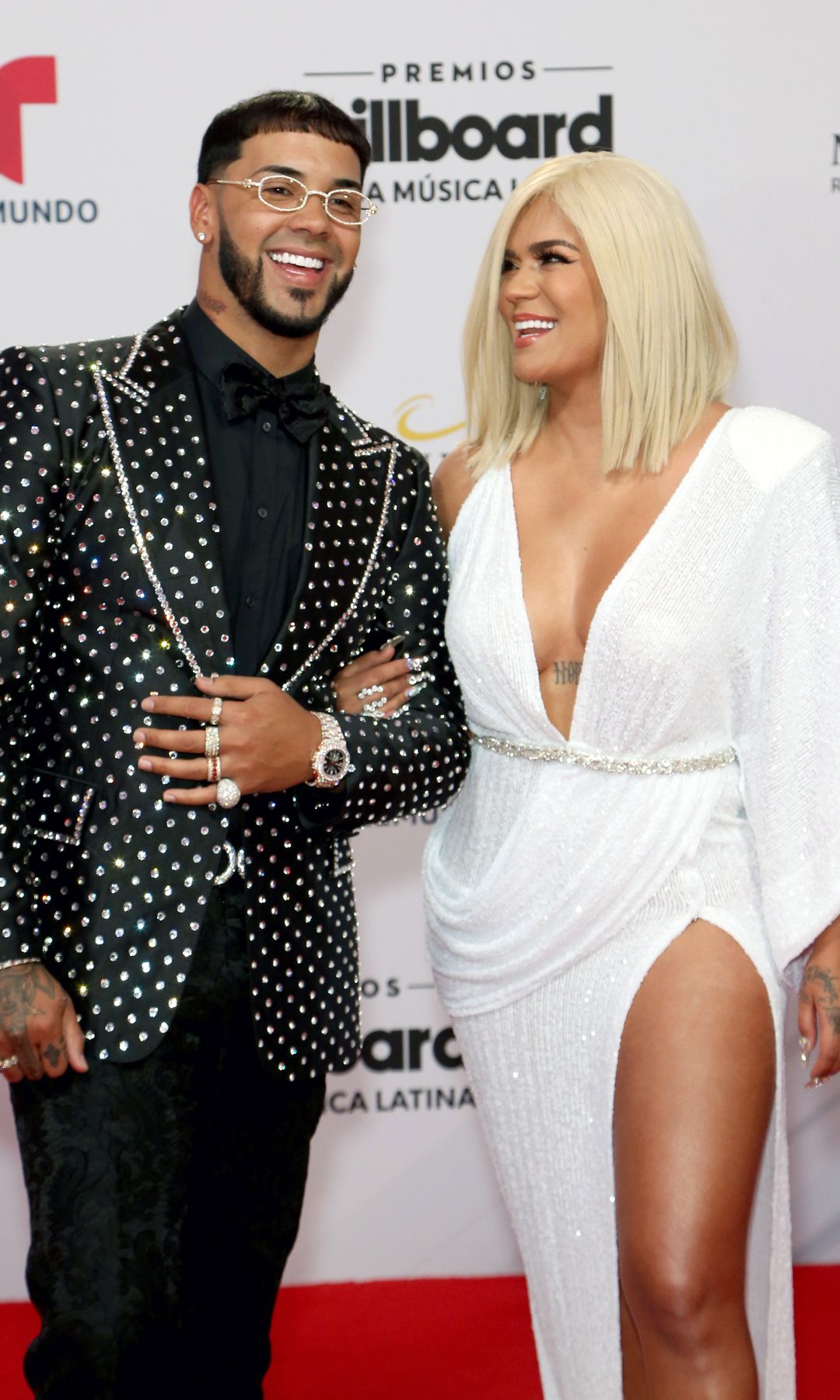 Karol G with Anuel AA