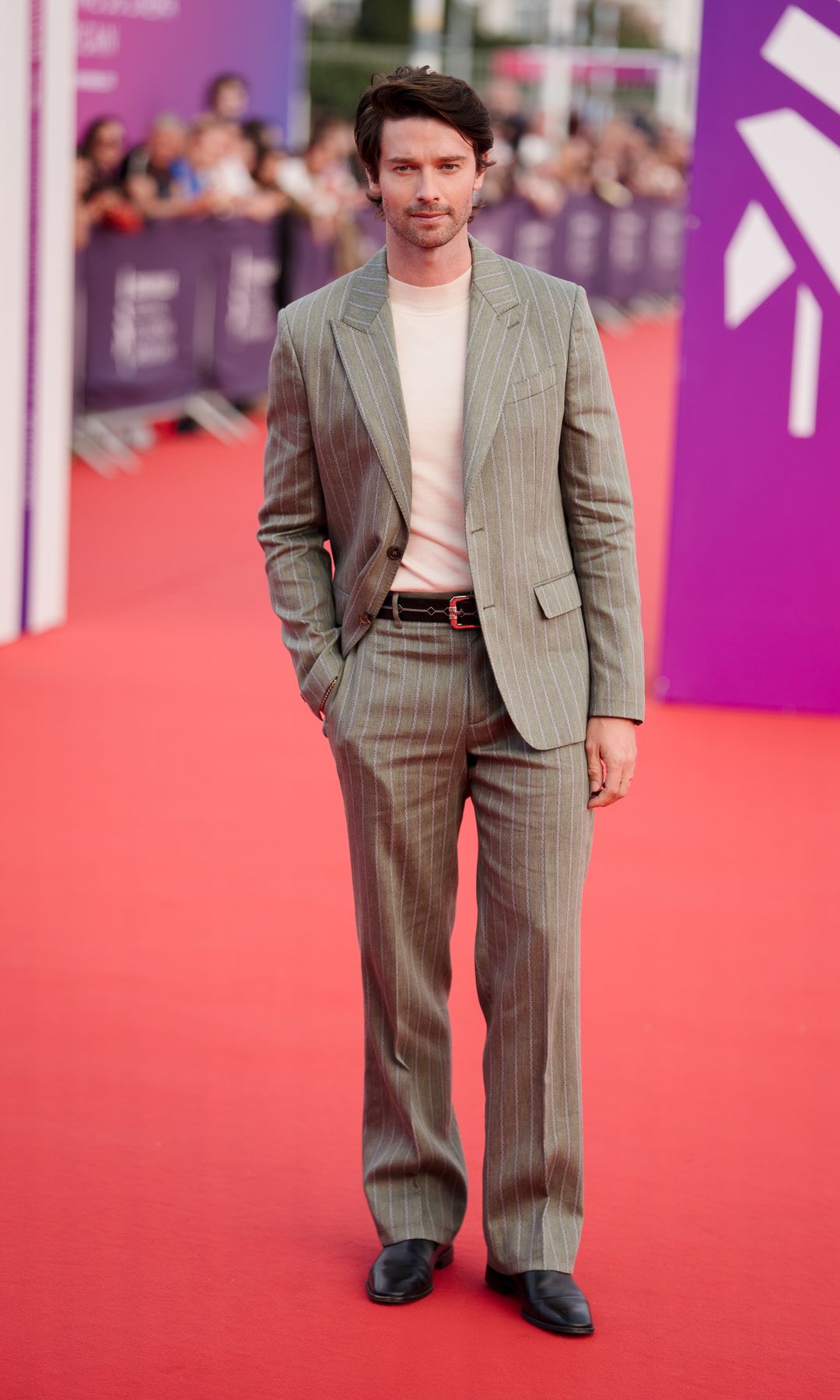 Patrick Schwarzenegger attends the Rising-Star Award Ceremony at the 52nd Deauville American Film Festival