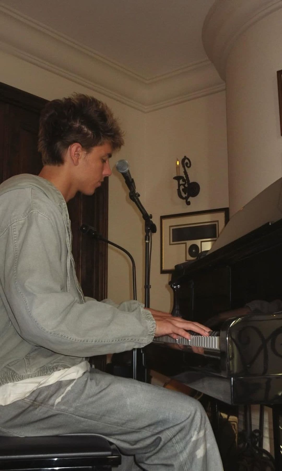 Jayden is preparing to launch his music career