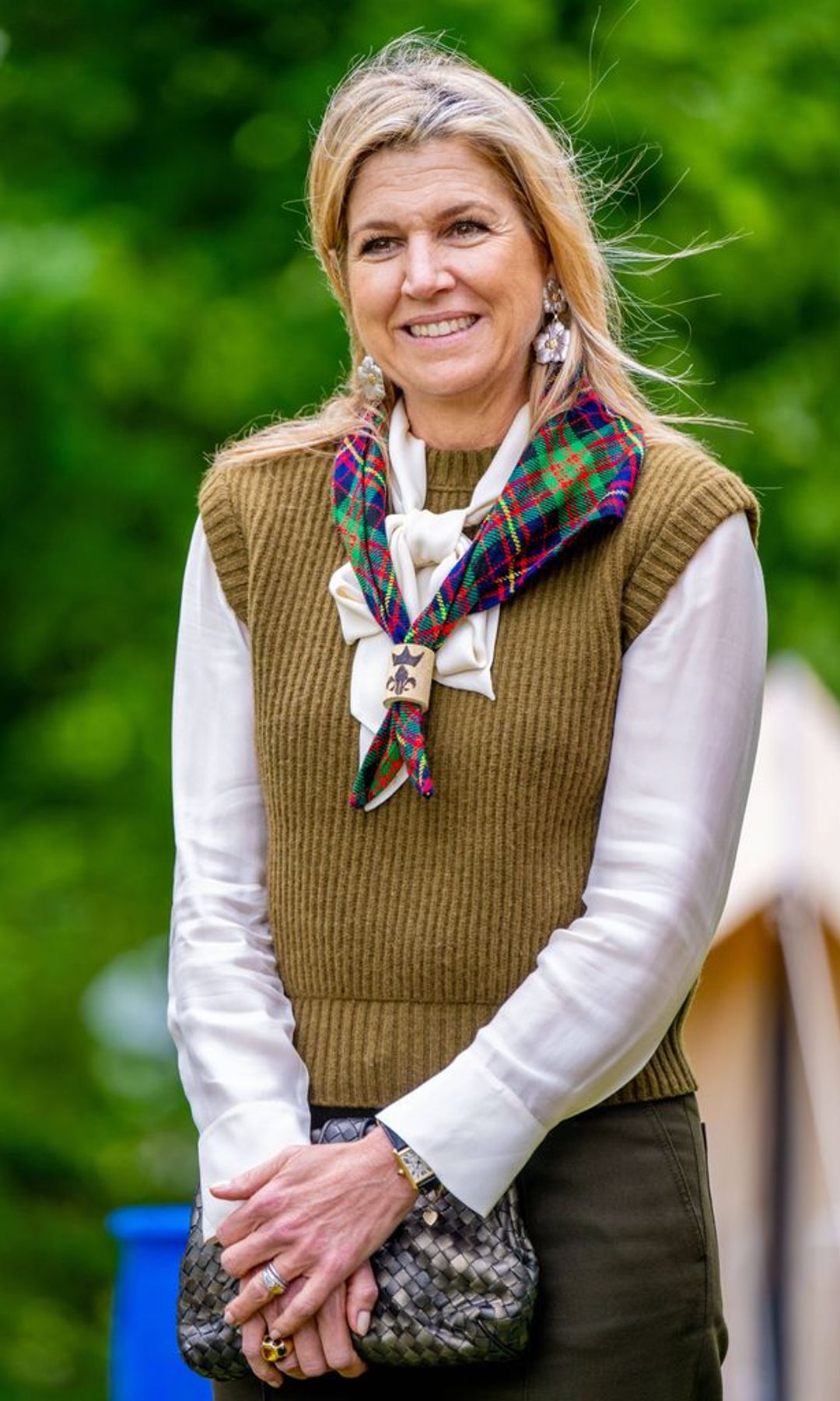 Queen Máxima steps out in the elevated vest trend and it feels so New York