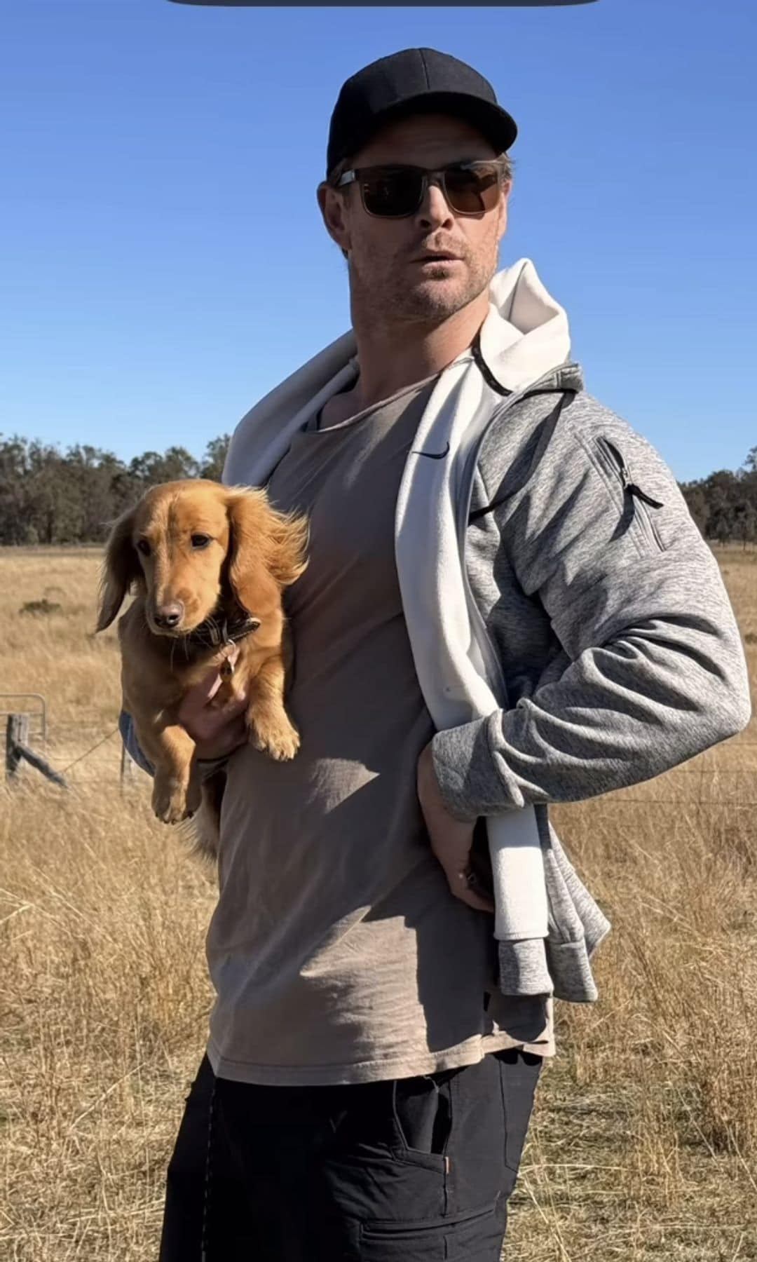 Hemsworth has many sweet and funny moments captured on camera