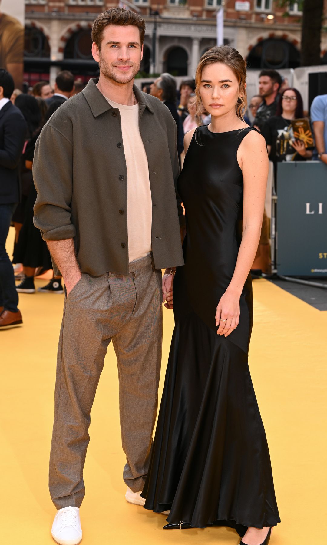 Liam Hemsworth and his girlfriend Gabriella Brooks supported Chris' TV show