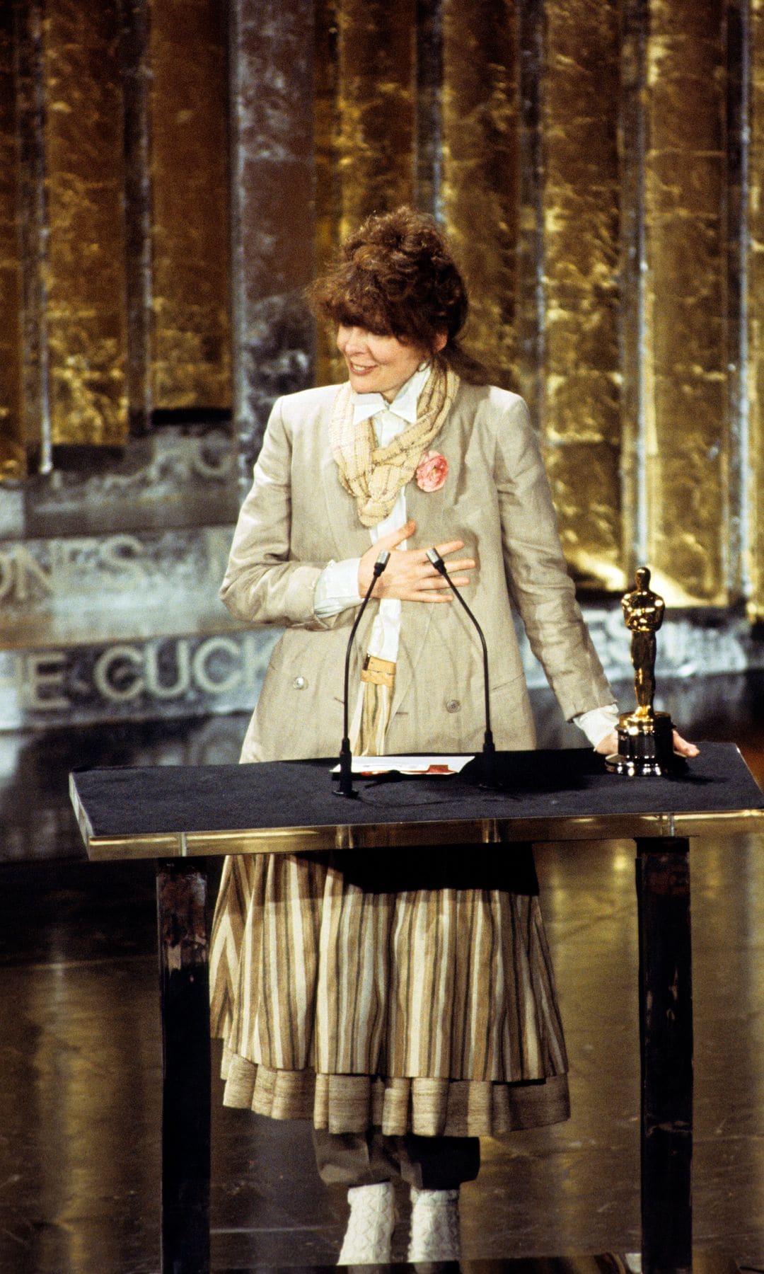 Diane Keaton wearing Armani 1978