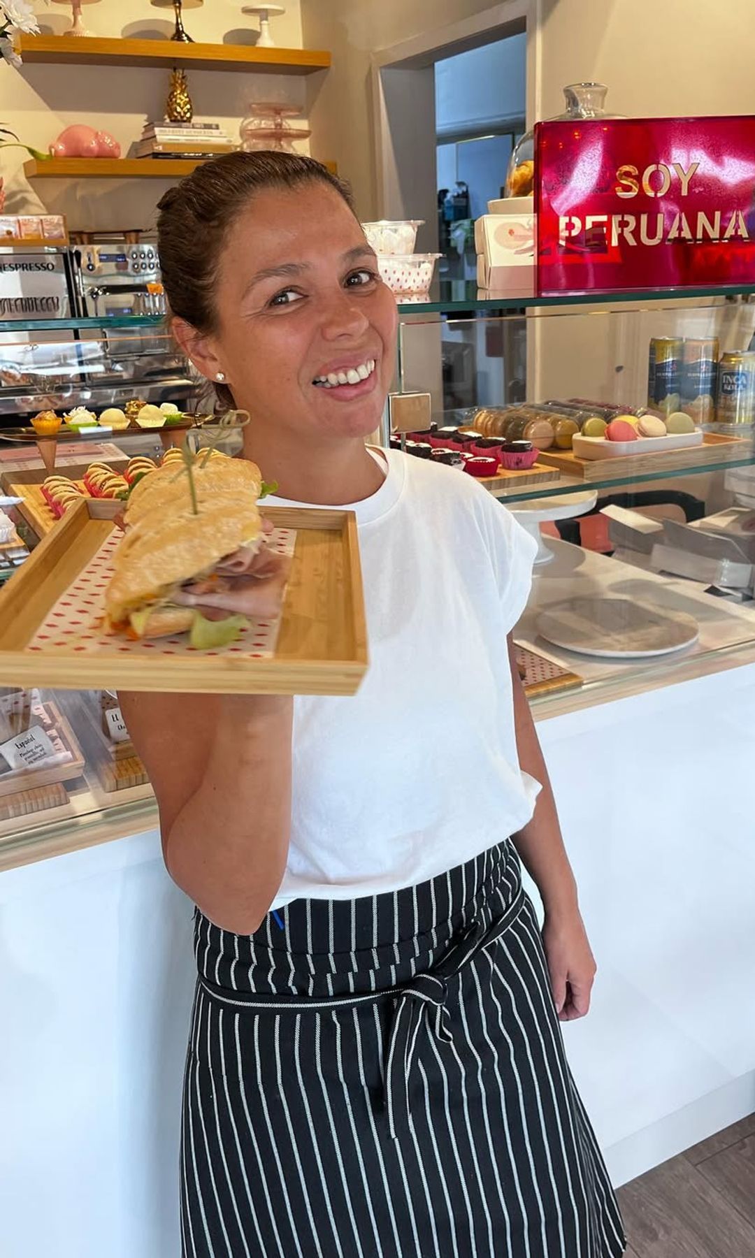 Paola Cubas is the mastermind behind all their sandwhiches and salty menu items