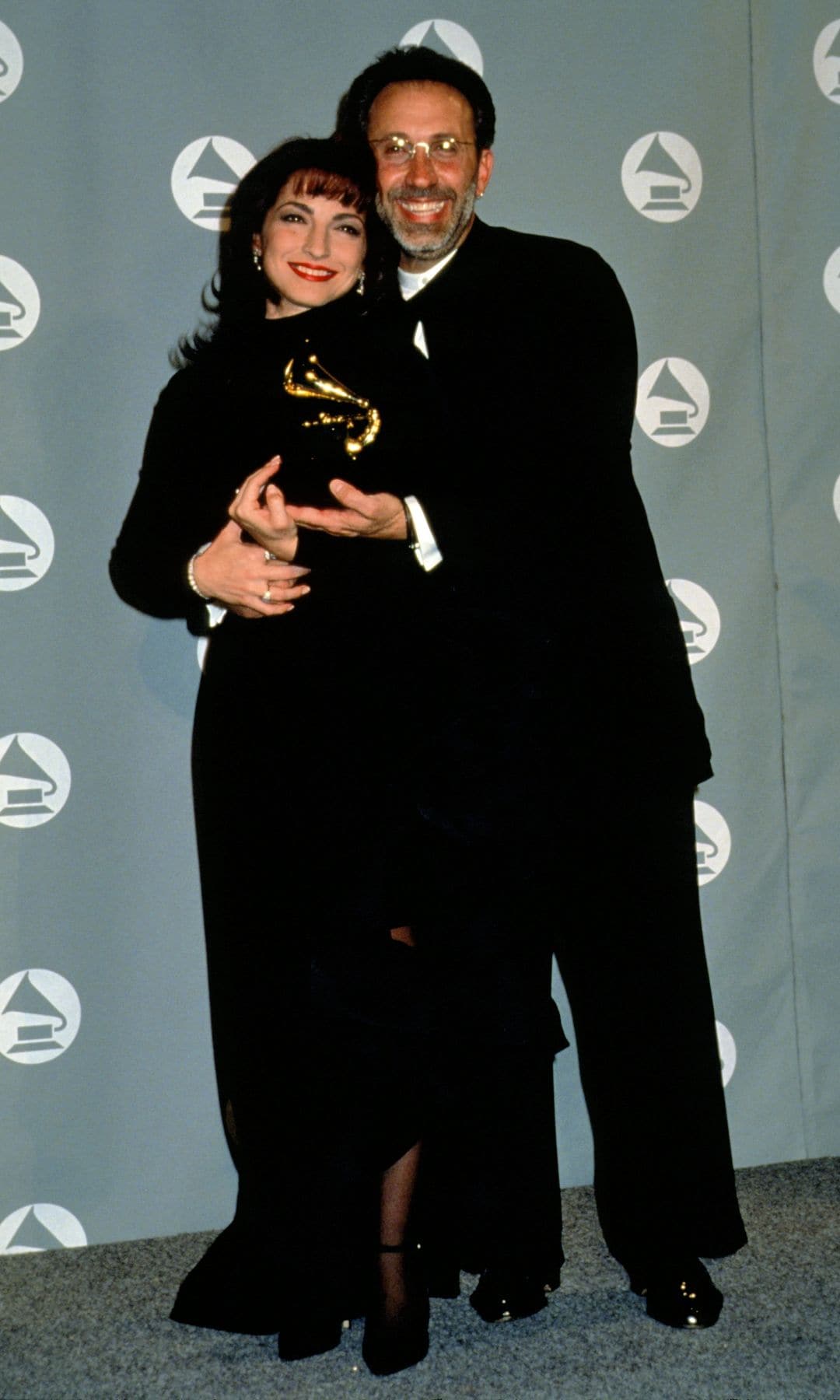 Gloria and Emilio Estefan at the 1994 Grammys