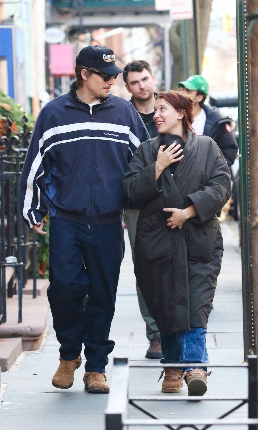 Brown and Bongiovi were photographed in New York over the weekend