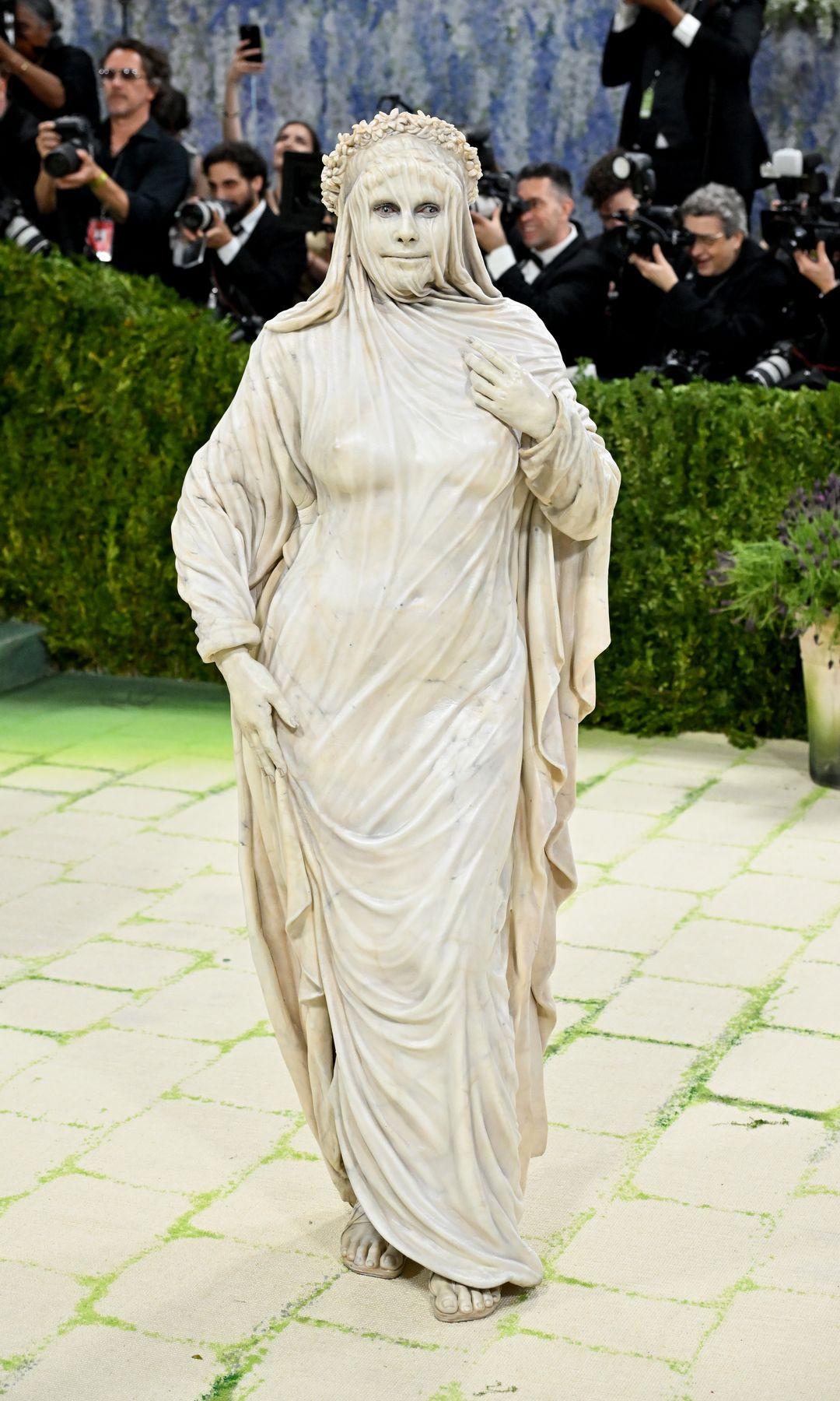 Heidi Klum at The 2026 Met Gala Celebrating "Costume Art" held at The Metropolitan Museum of Art on May 04, 2026 in New York, New York. (Photo by Michael Buckner/Penske Media via Getty Images) 