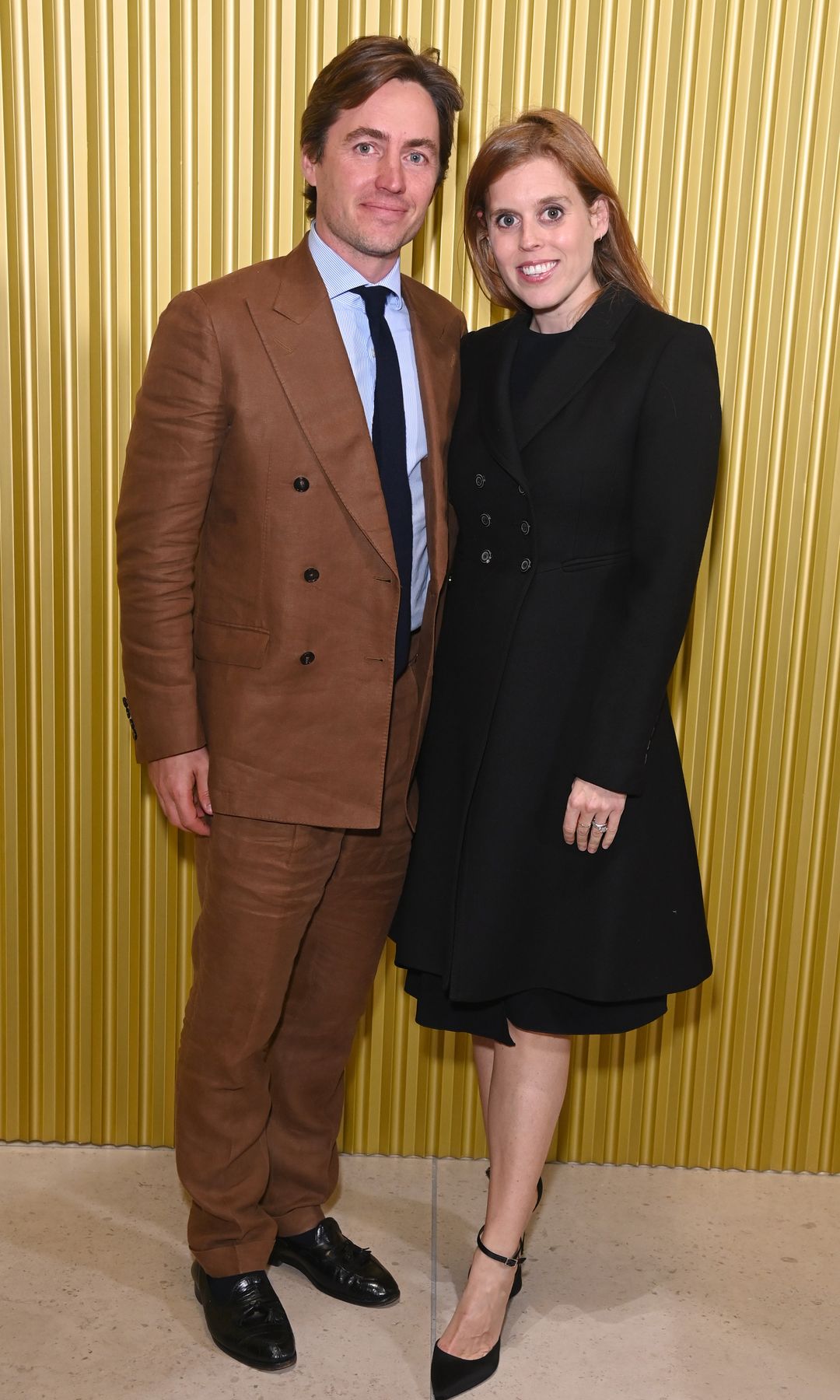 Edoardo Mapelli Mozzi and Princess Beatrice at The Chancery Rosewood Grand Opening in 2025