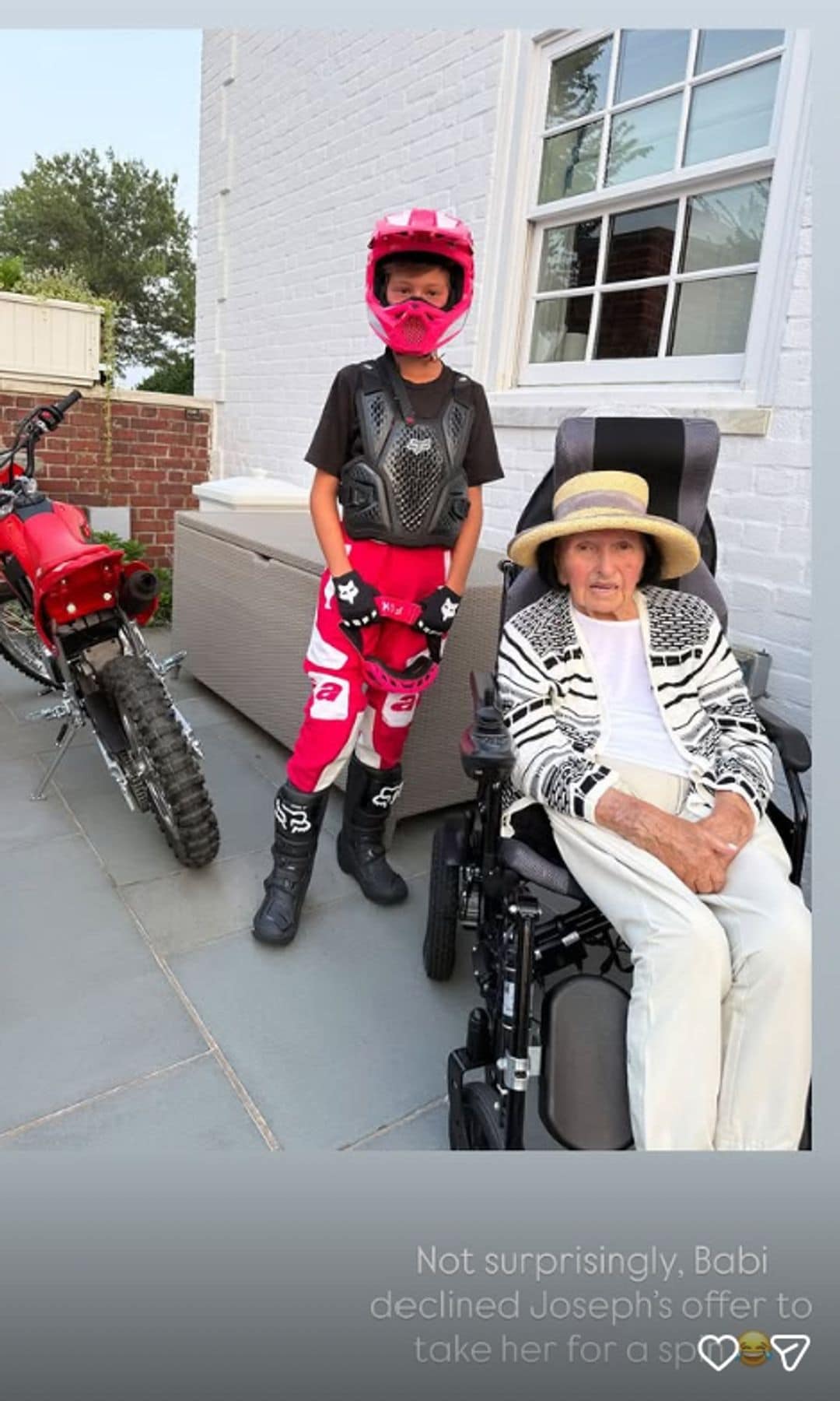 Joseph and his great grandmother Babi