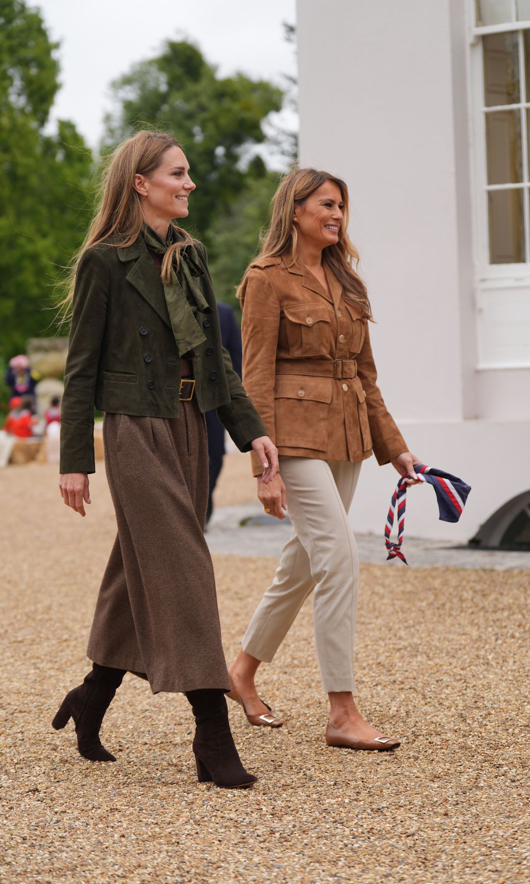 Princess Catherine took Melania on a tour through Frogmore Gardens