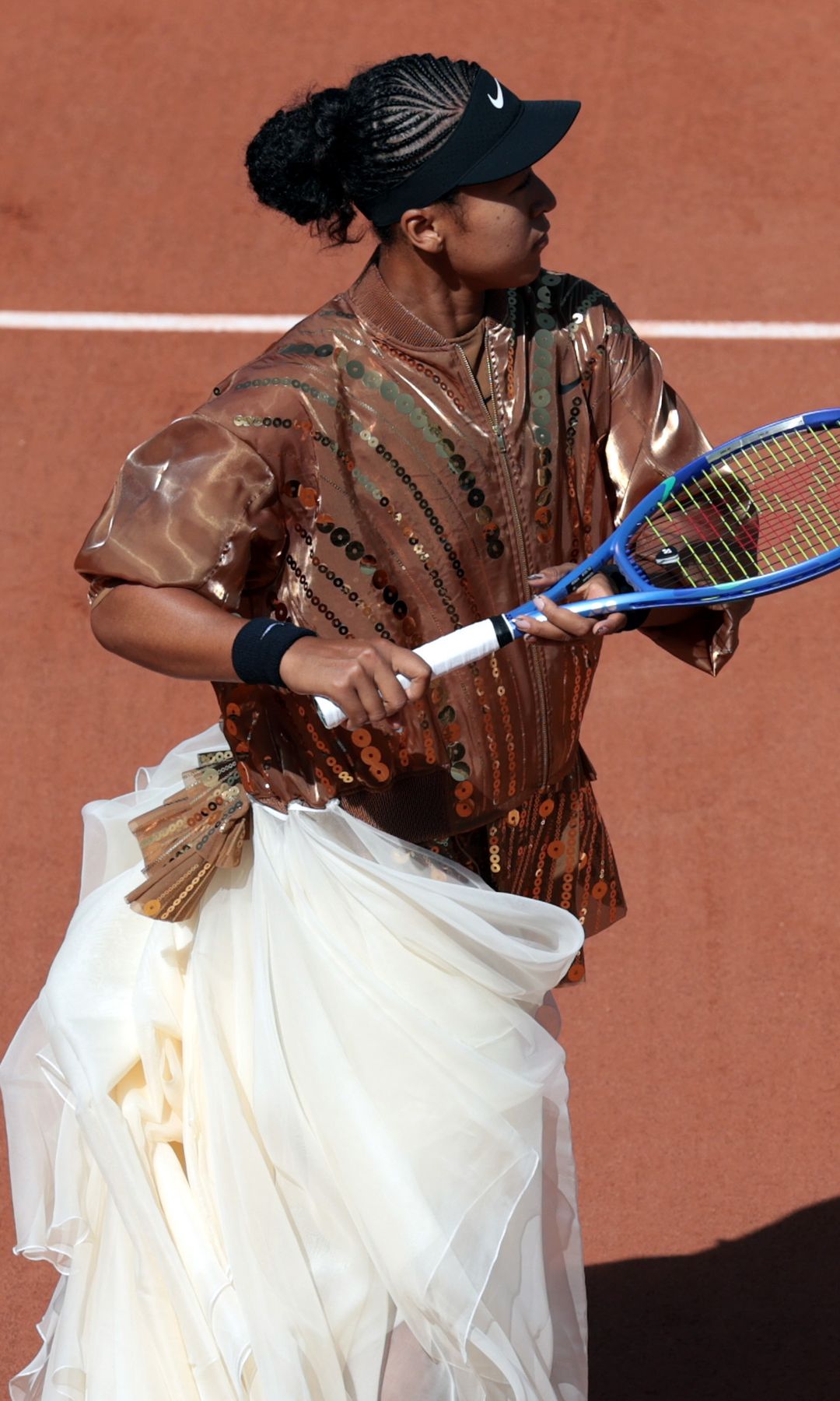 Naomi Osaka doubles down with another couture look after opponent's ‘fashion show’ jab