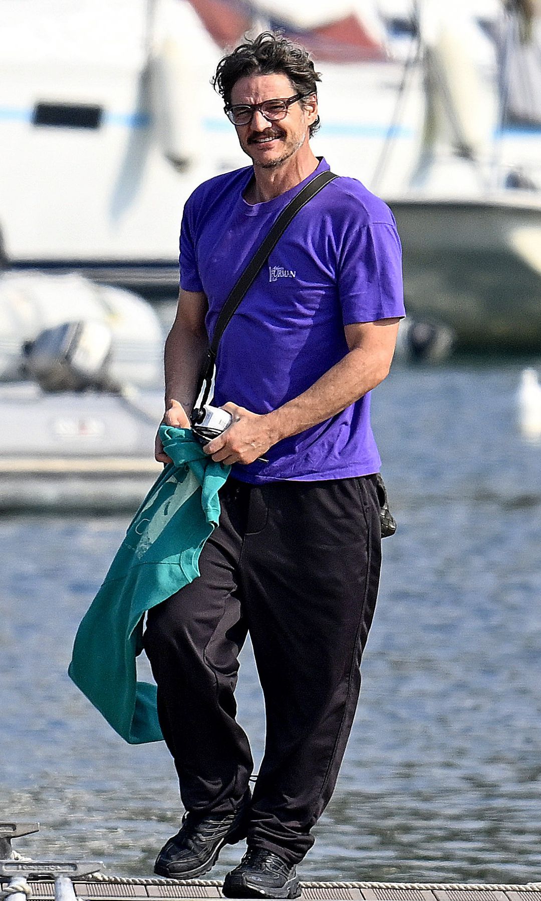 Pedro Pascal is vacationing with his close friend Jennifer Aniston