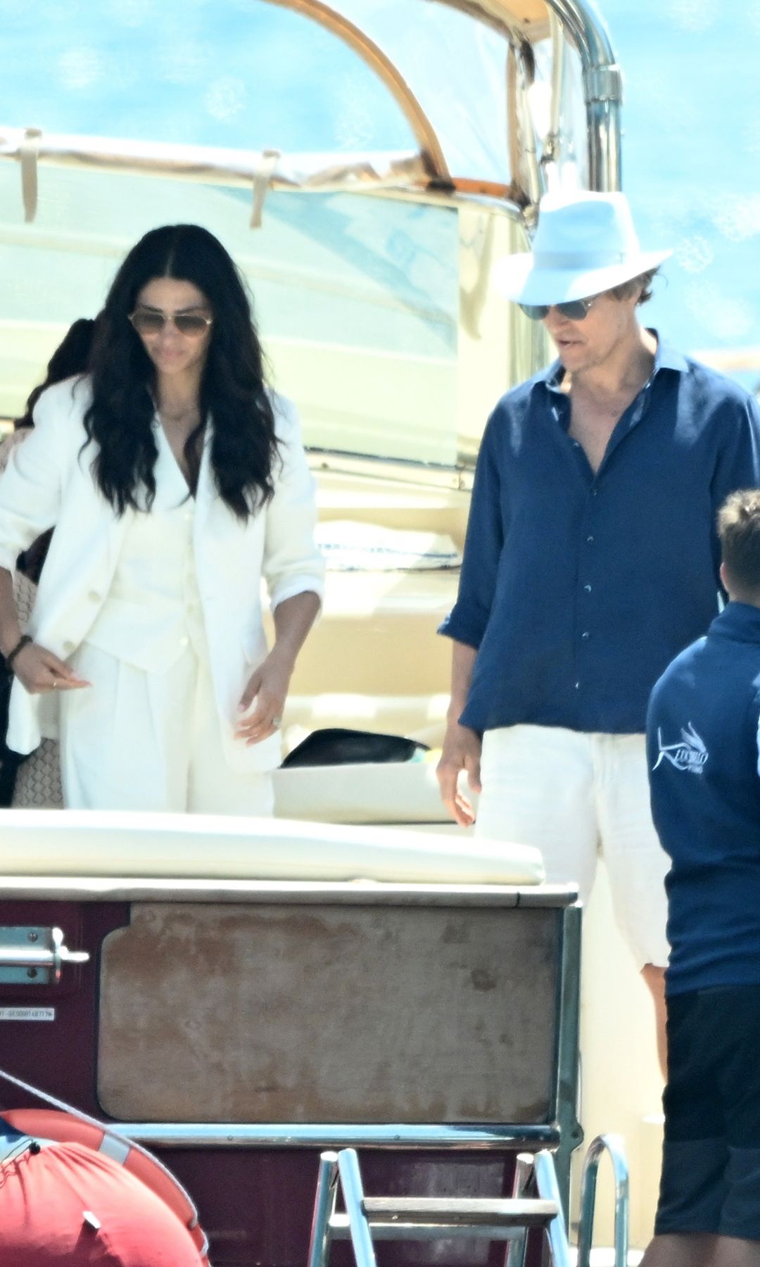Camila Alves and Matthew McConaughey grabbed lunch with Zoe Saldana and Marco Perego