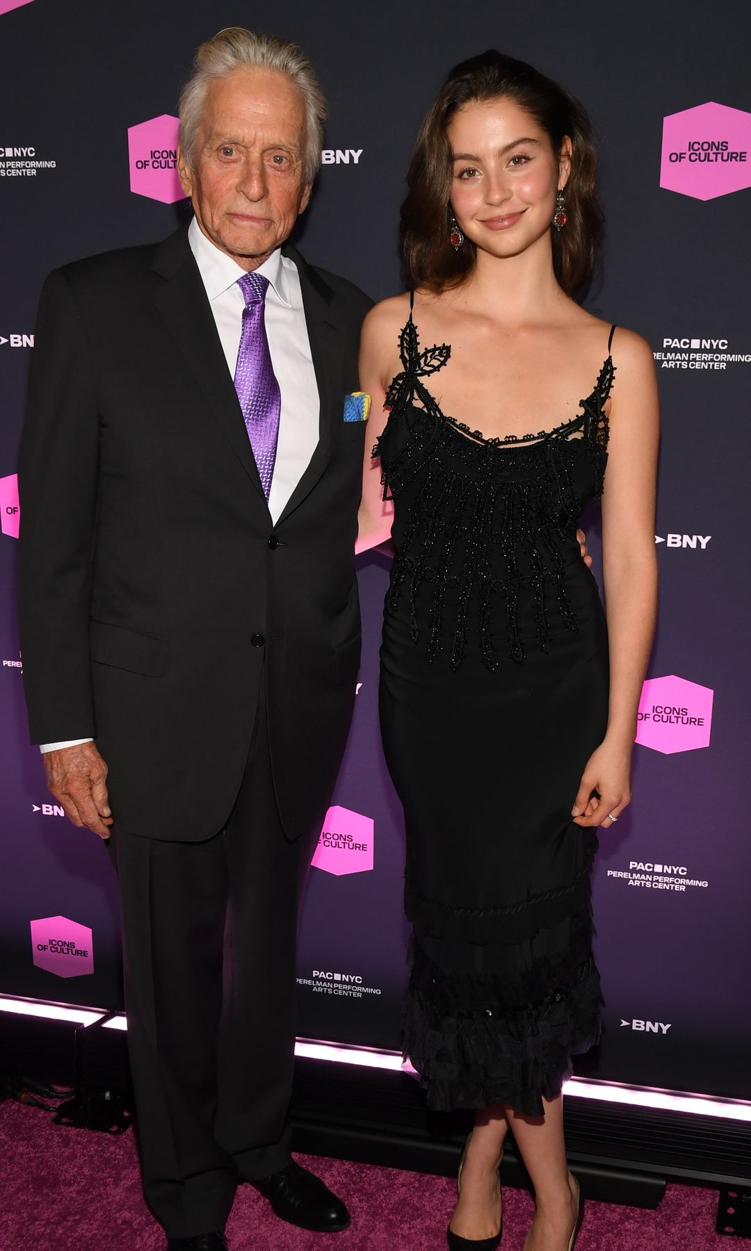 Michael and Carys Douglas at the PAC NYC Icons of Culture Gala in 2025