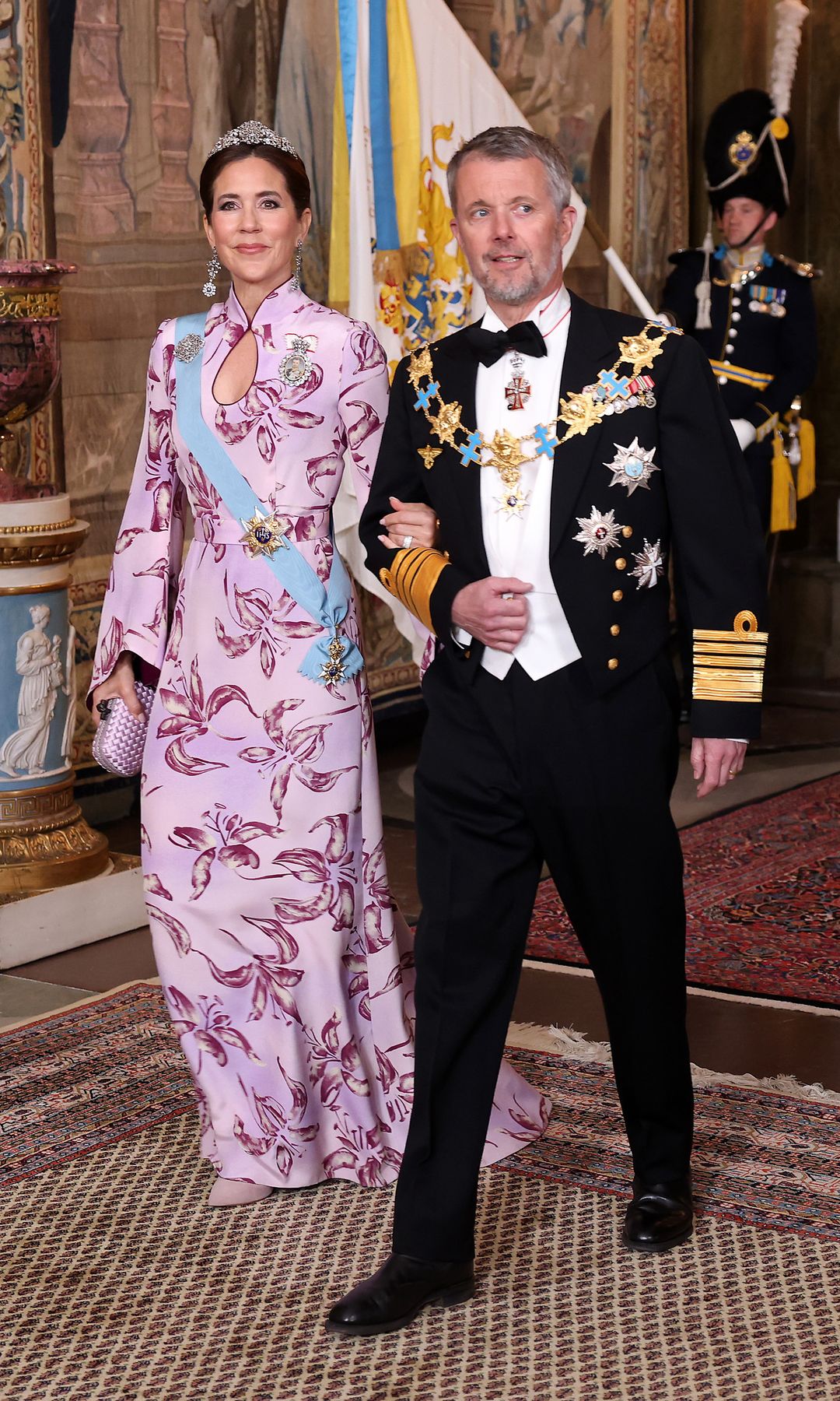 Queen Mary was one of the best dressed guests at King Carl XVI Gustaf's birthday