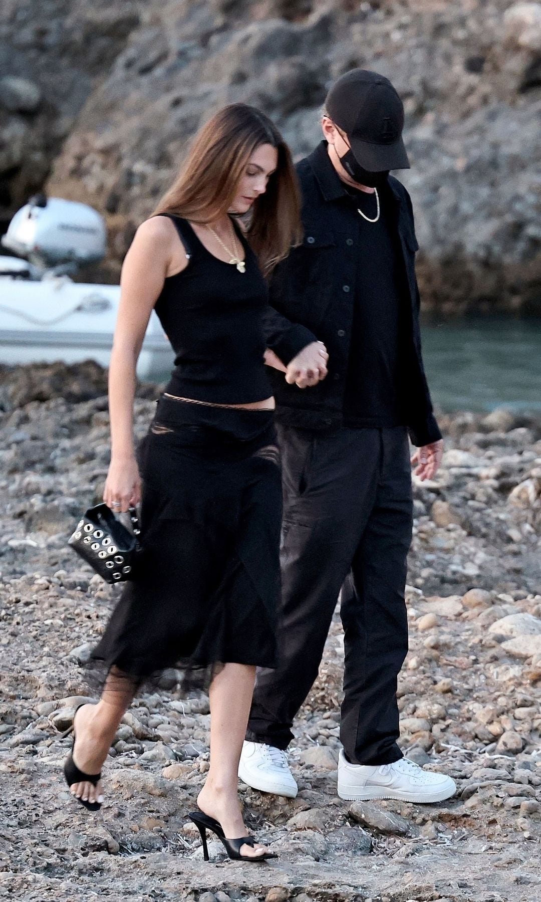 Vittoria Ceretti and Leonardo DiCaprio in Spain this summer