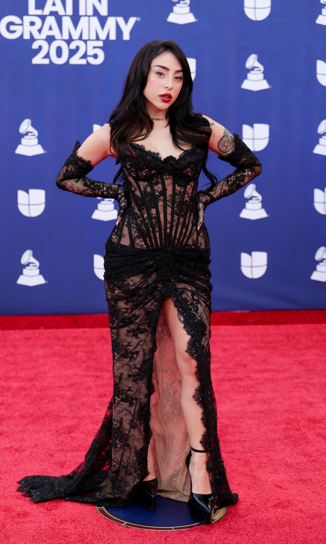 Nicki Nicole at the 26th Annual Latin GRAMMY Awards