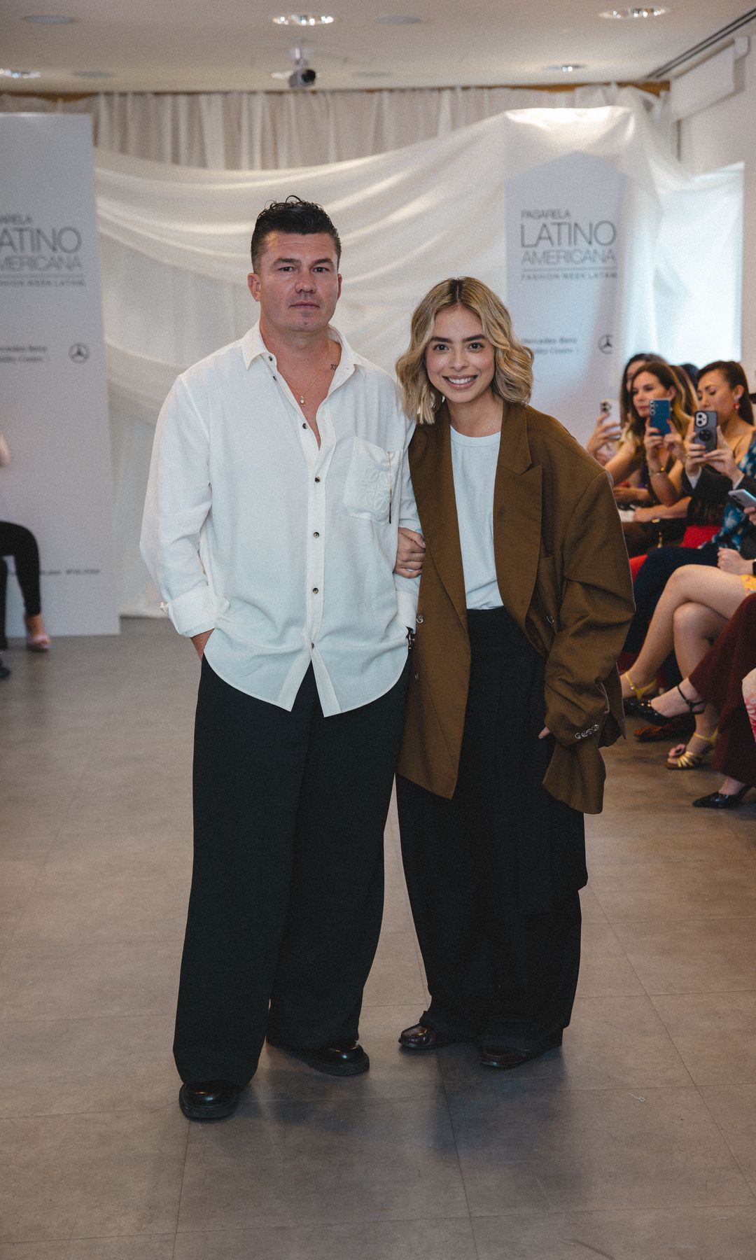 Designers Pamela and Fernando Acosta, Paulina Luna, and Anielka Monge headlined a high-glamour showcase in the heart of the Spanish capital’s Golden Mile.