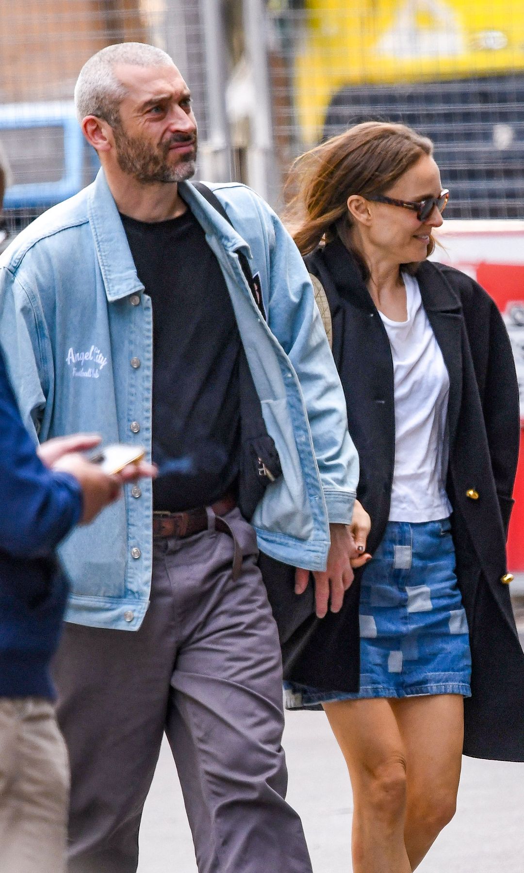 Natalie Portman and her partner, French musician, composer, and artistic director Tanguy Destable in Paris