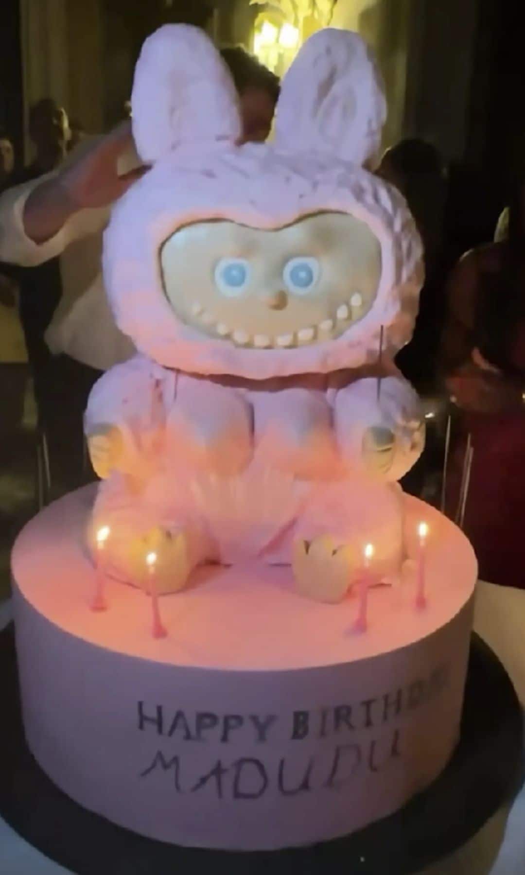 Madonna shared a look at her Labubu cake