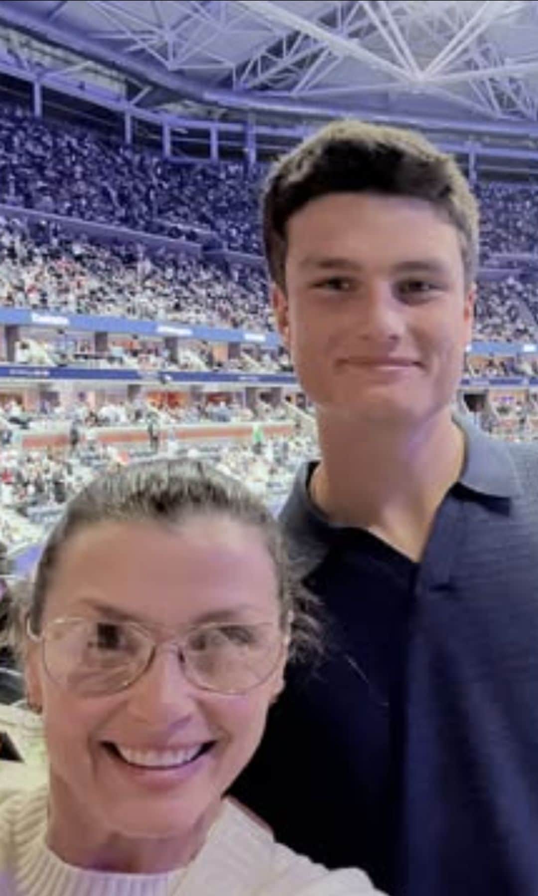 Bridget Moynahan and her son, Jack