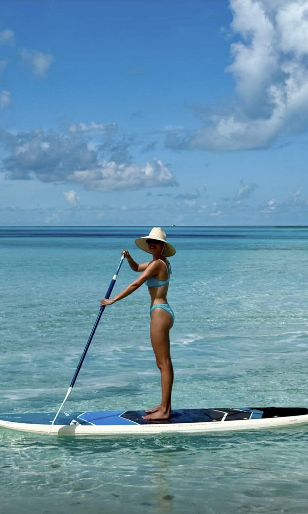 Ivanka tried different sports while on vacation