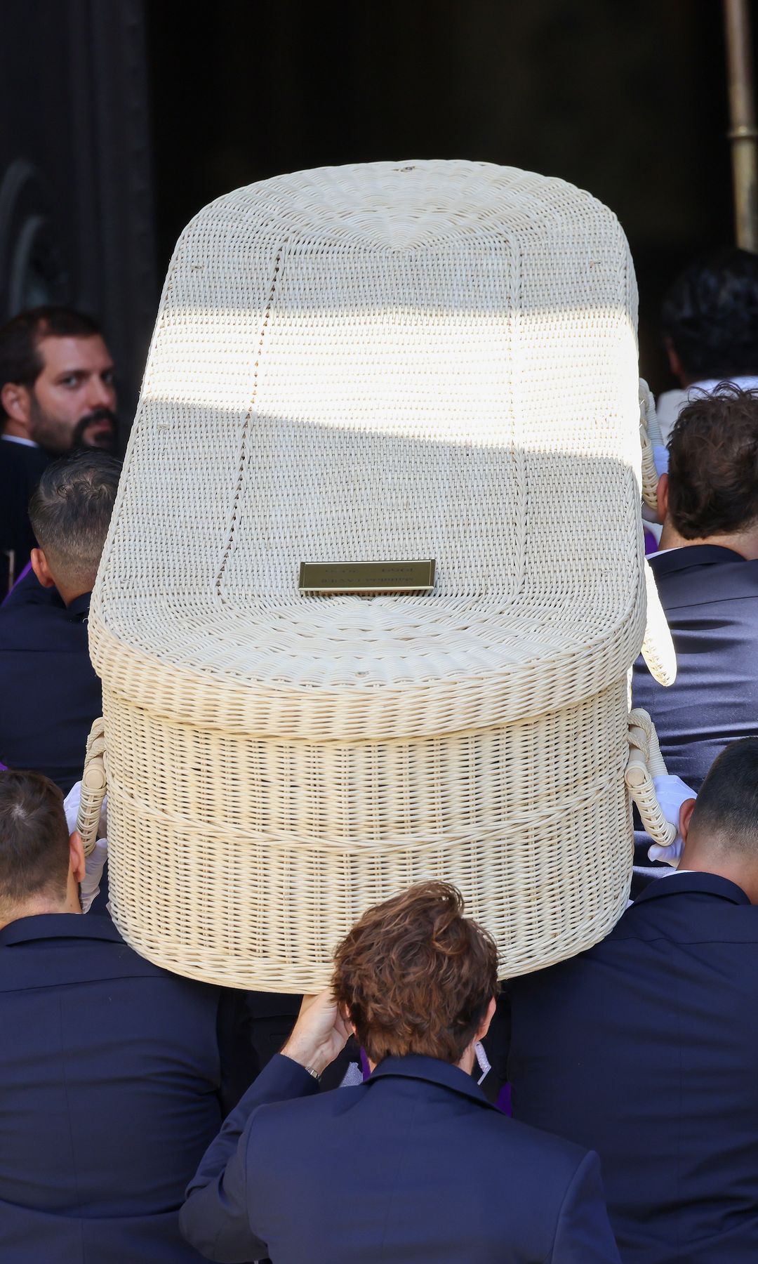 Mathilde Favier's coffin