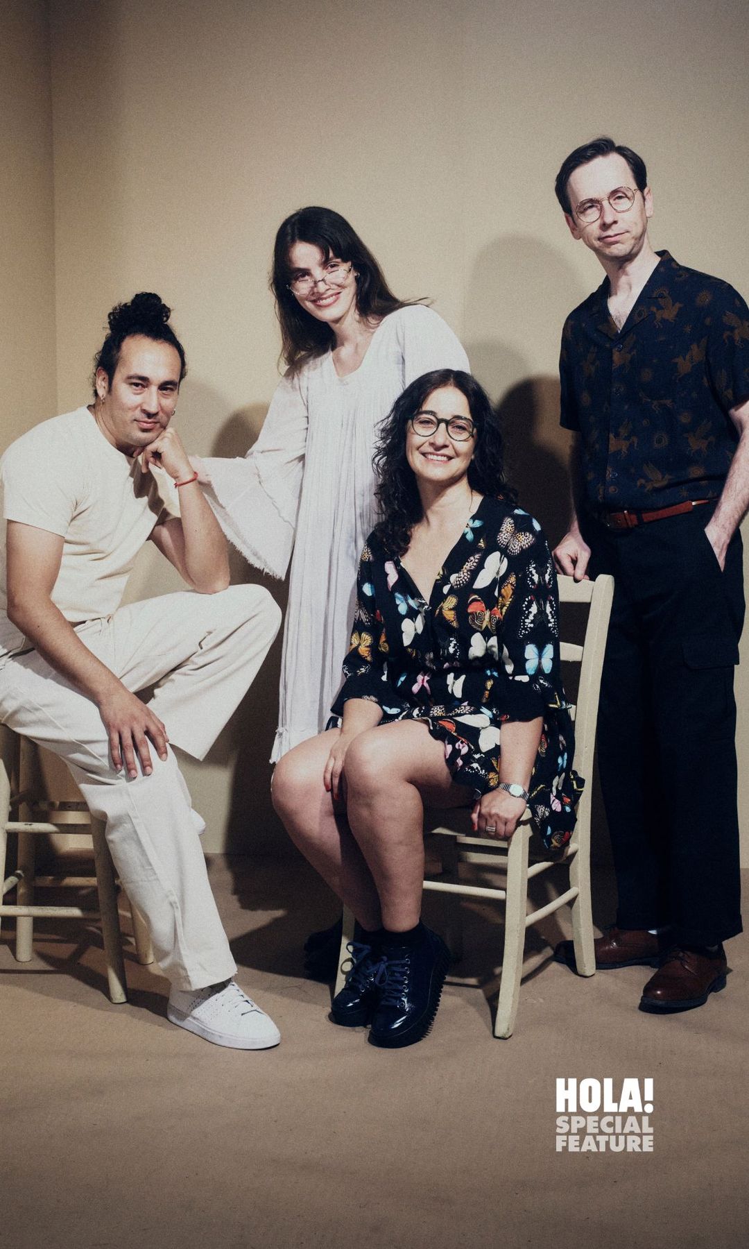 David Gaeta, Lux, Dan, and director Alicia Scherson
