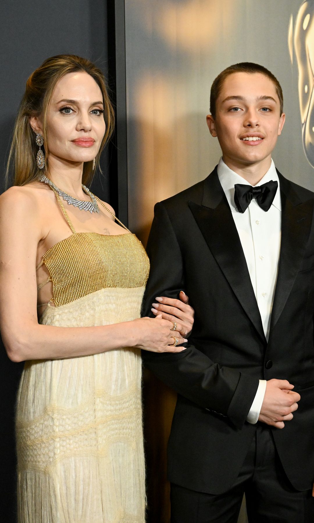 Angelina Jolie’s son Knox coordinates his bold new hair with an unexpected fashion choice