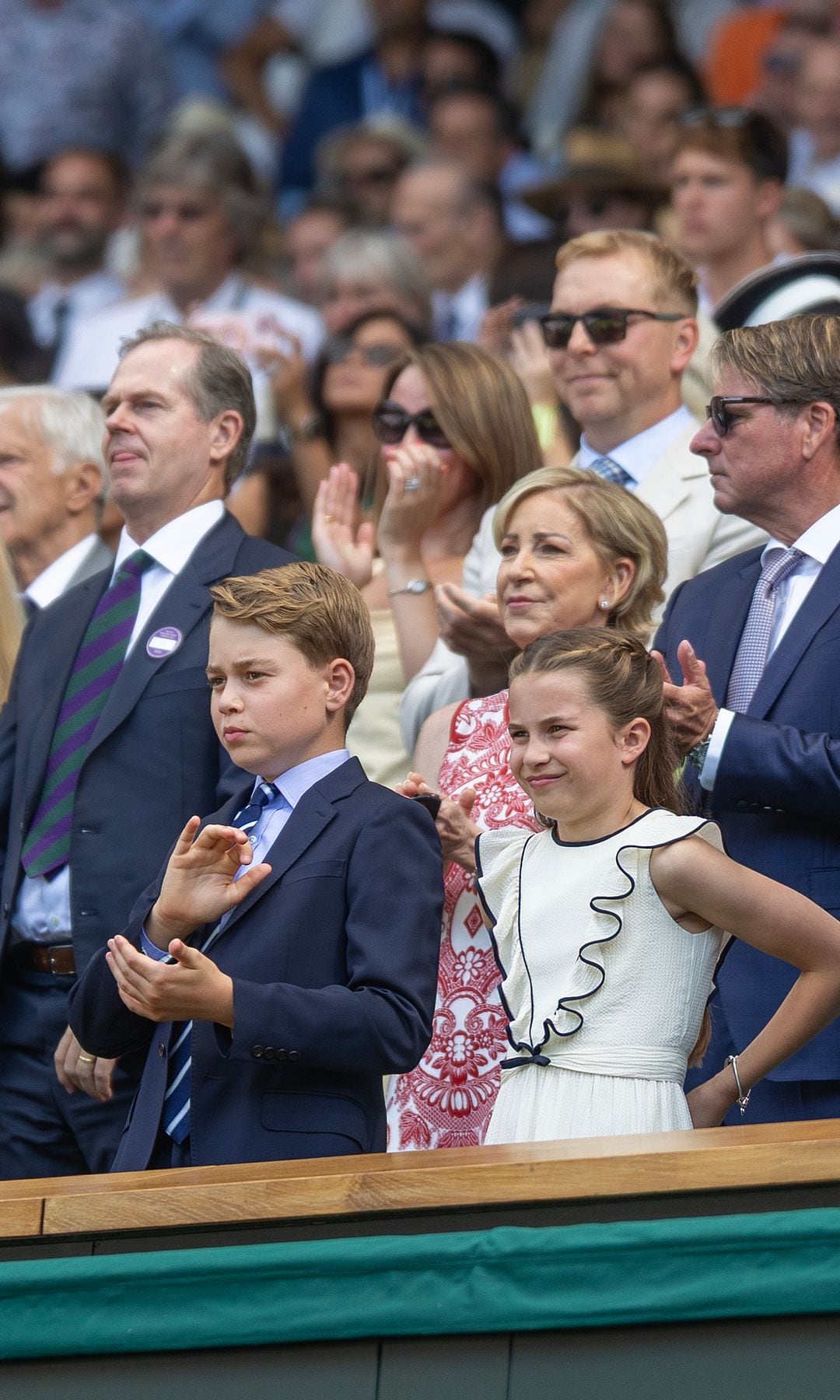 Prince George and Princess Charlotte shine at Wimbledon