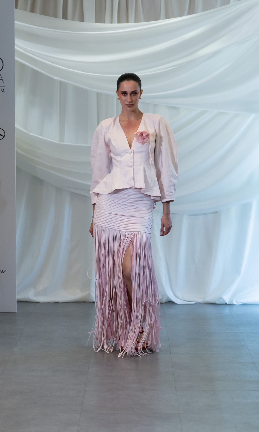 Designers Pamela and Fernando Acosta, Paulina Luna, and Anielka Monge headlined a high-glamour showcase in the heart of the Spanish capital’s Golden Mile.