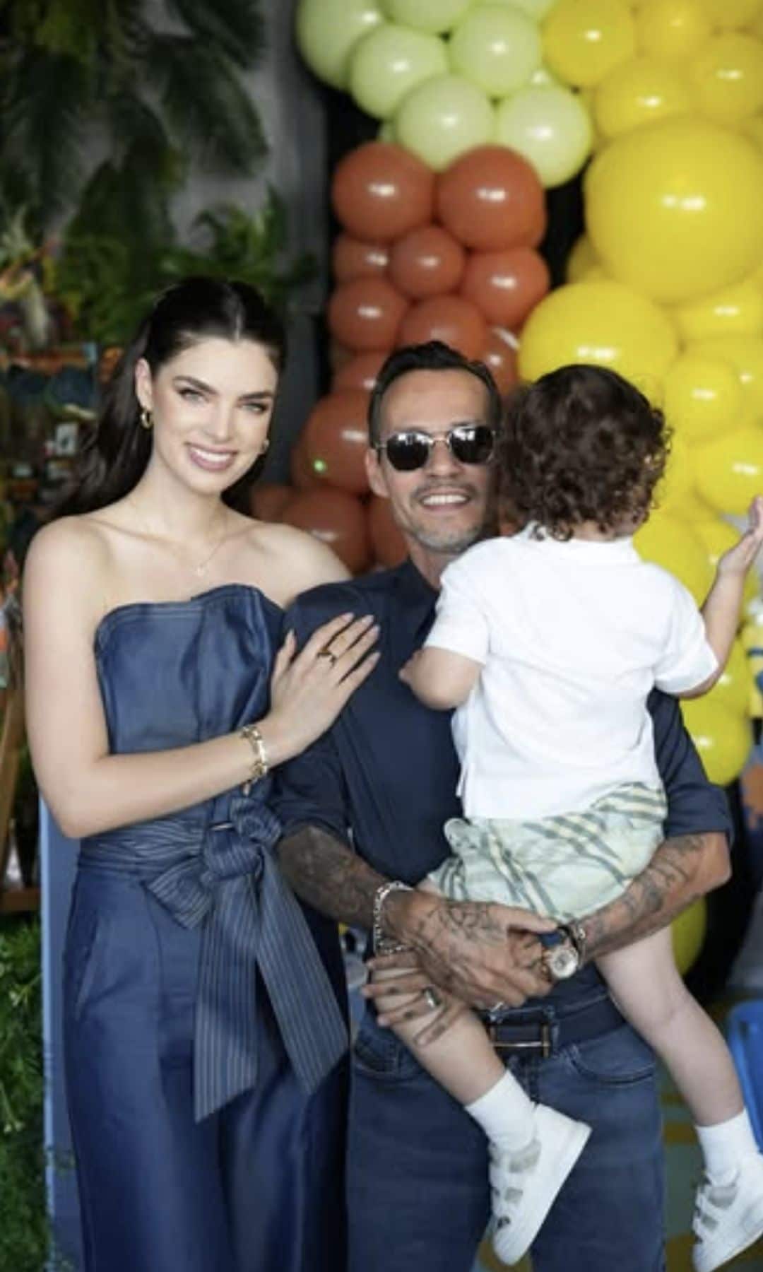 Marc Anthony and Nadia Ferreira celebrate Marquitos' birthday with adorable party