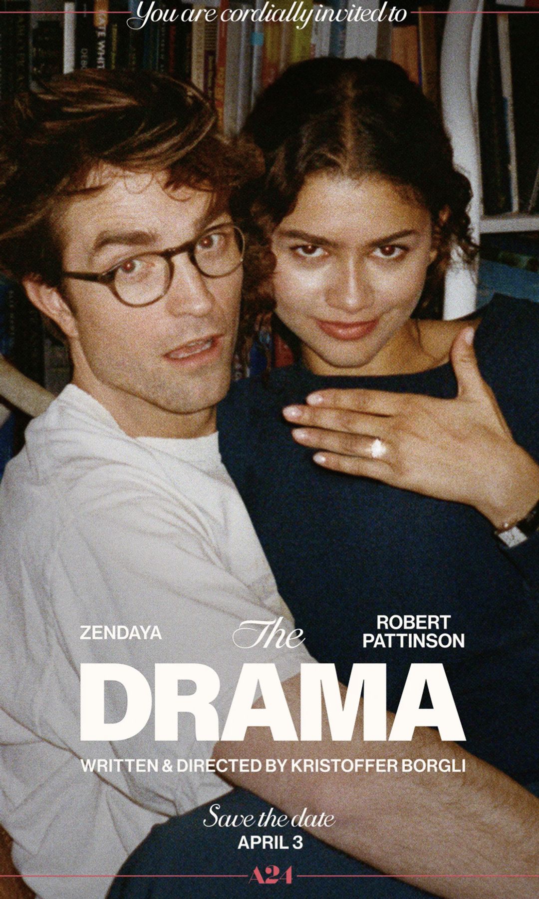Zendaya and Robert Pattinson play a beautiful and tense engaged couple in 'The Drama'