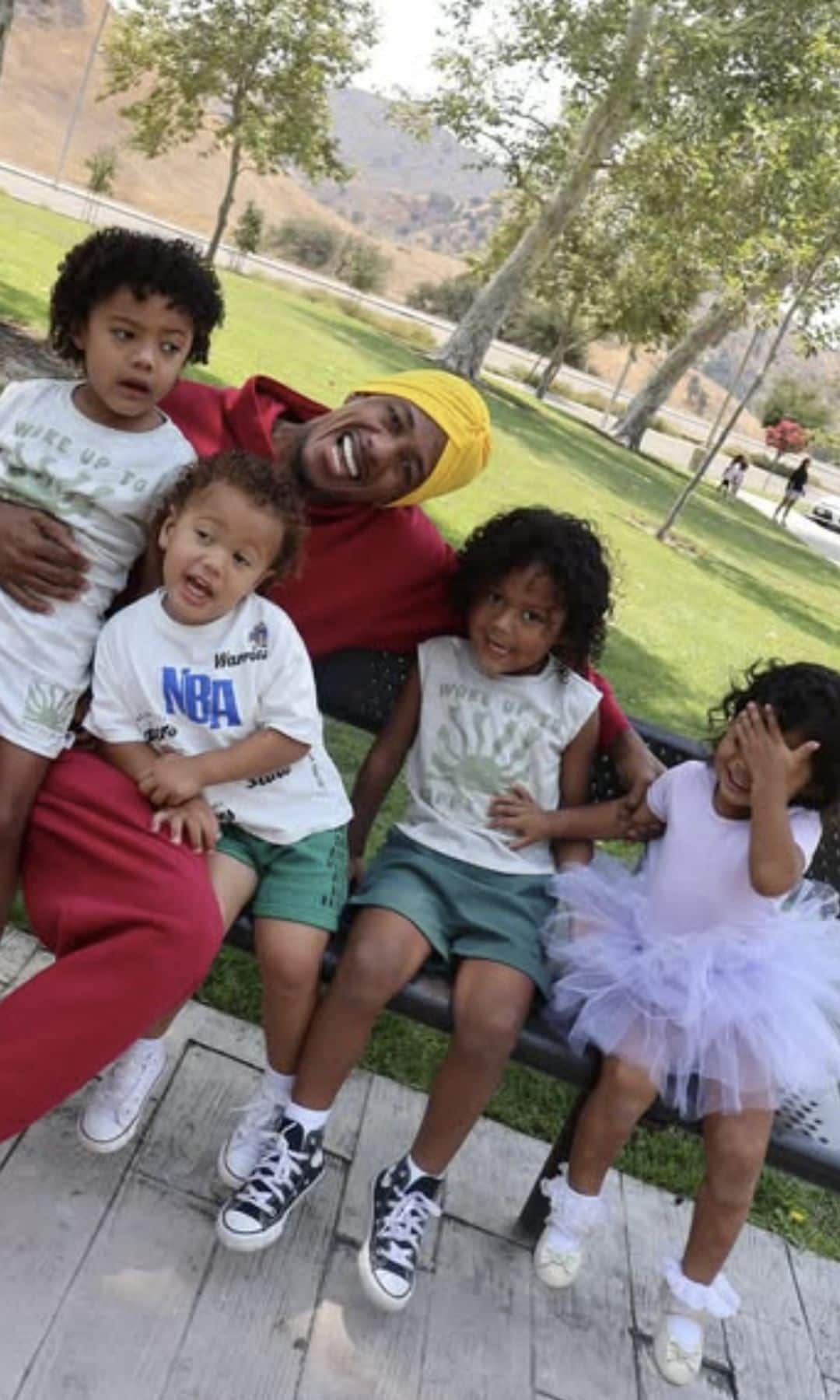Nick Cannon often shares photos with his kids