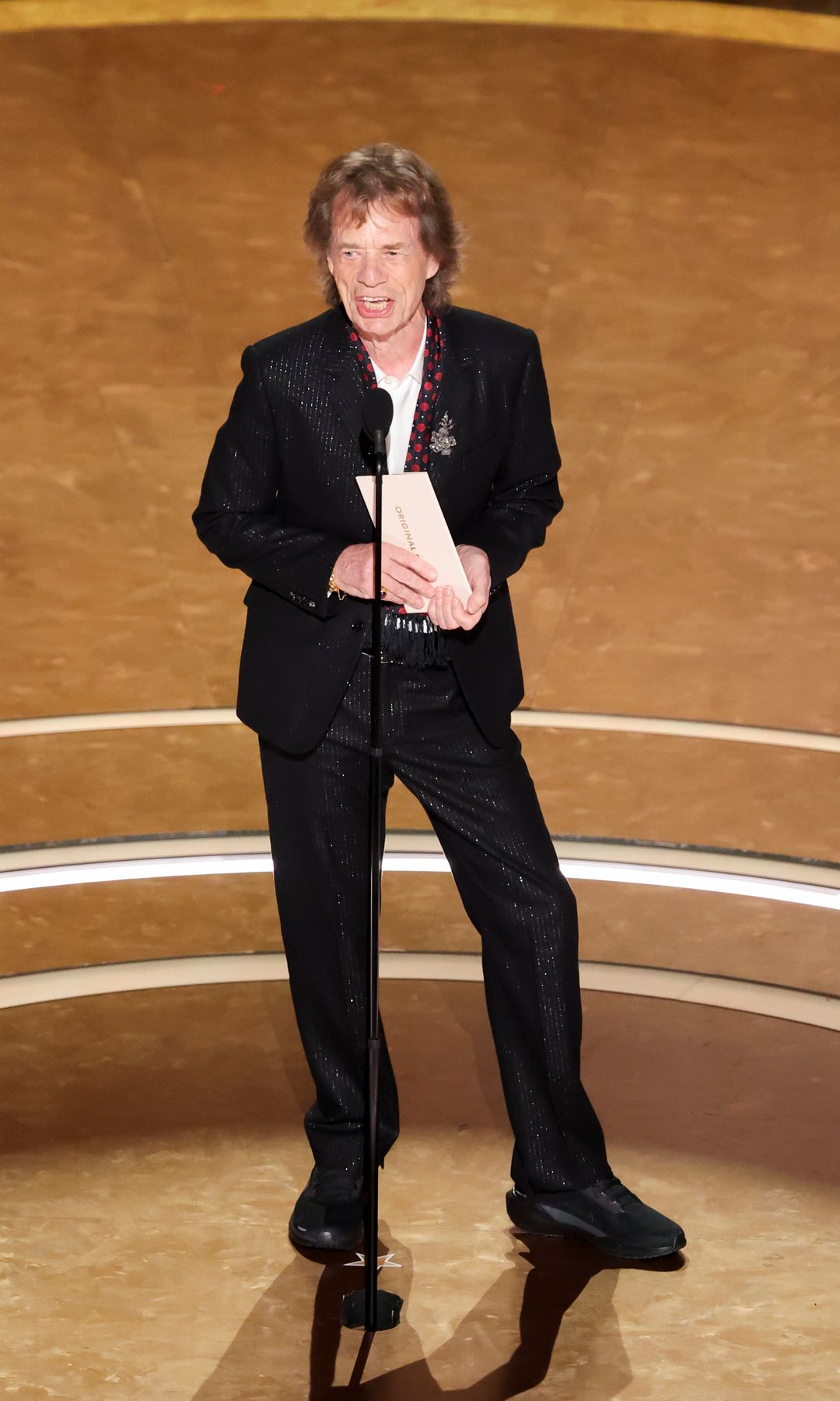 Mick Jagger at the 97th Oscars