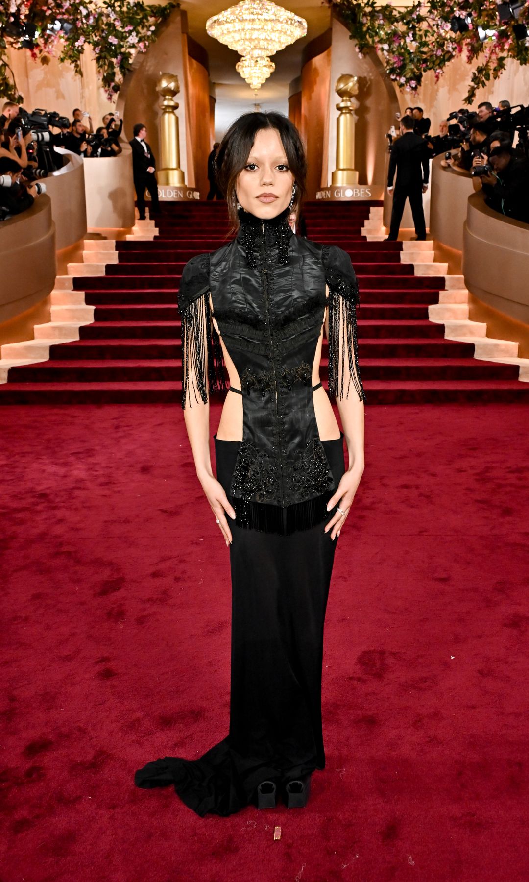 Jenna Ortega at the 83rd Annual Golden Globes