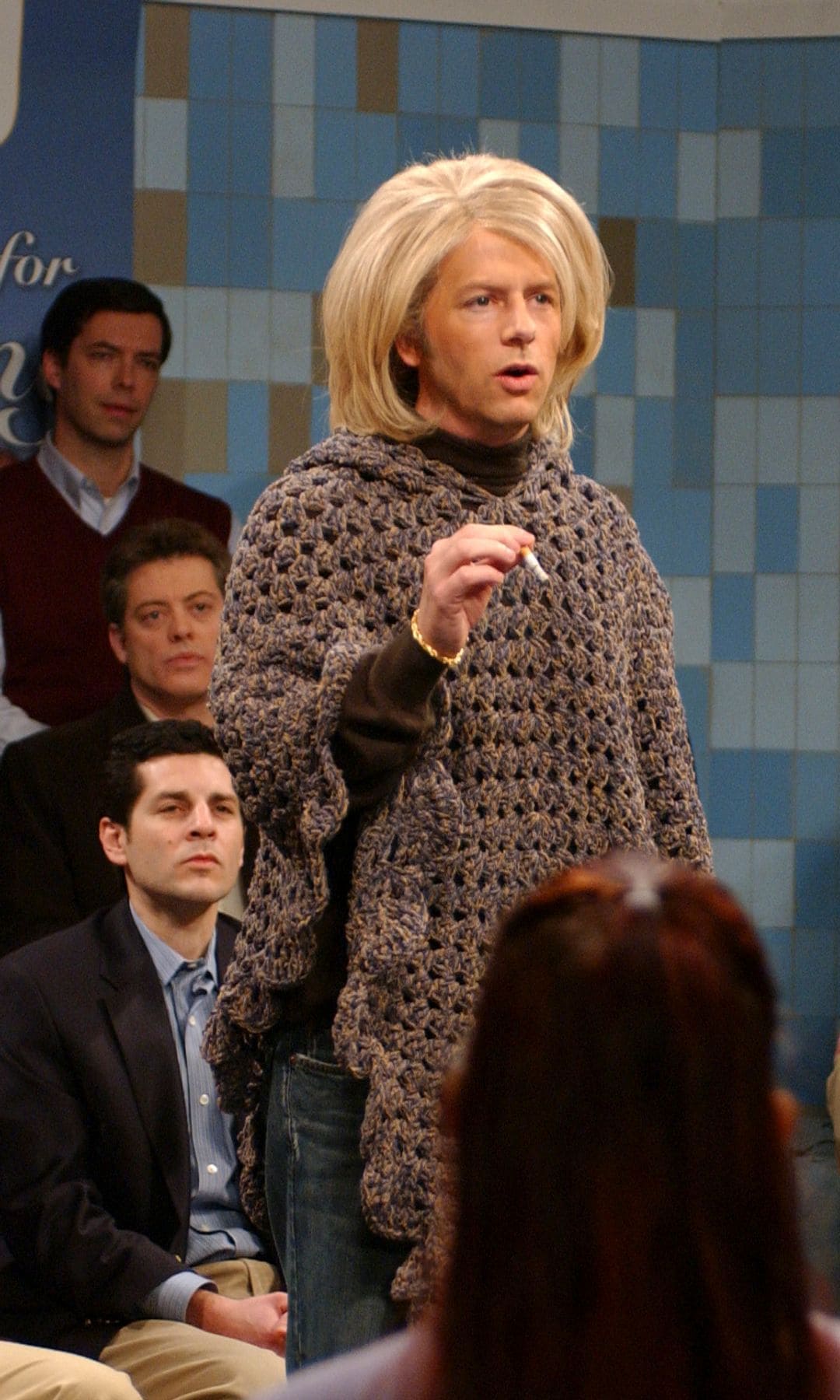 David Spade as Martha Stewart during "Stewart's Release" skit  