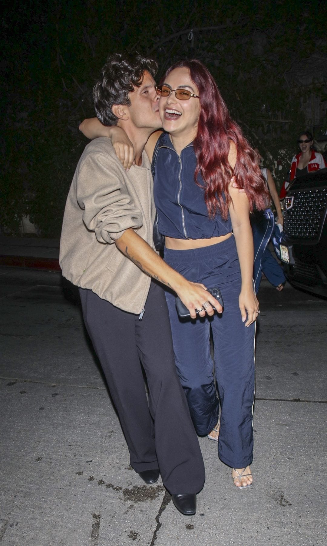 The couple shared their engagement news over the weekend, and looked happy and in love