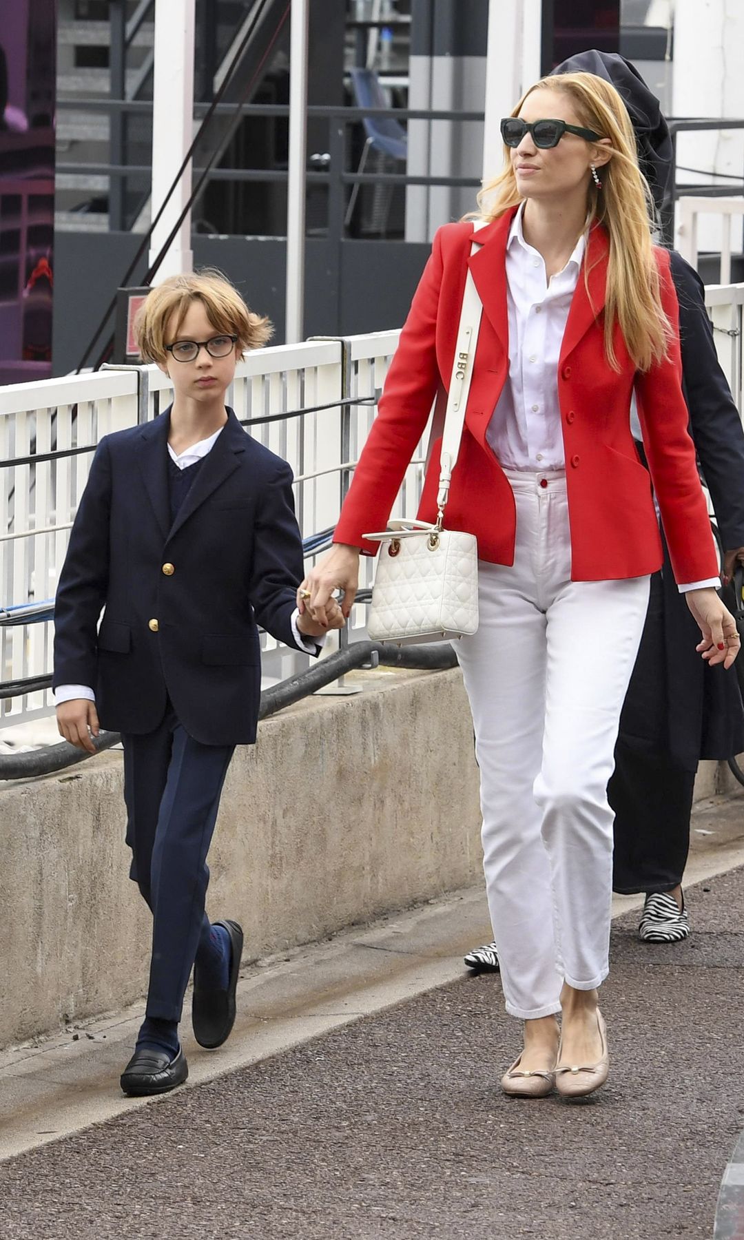 Beatrice Borromeo looked stylish for the occasion
