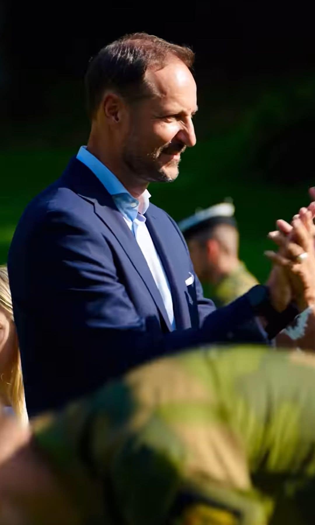 Prince Haakon dressed up for the occasion