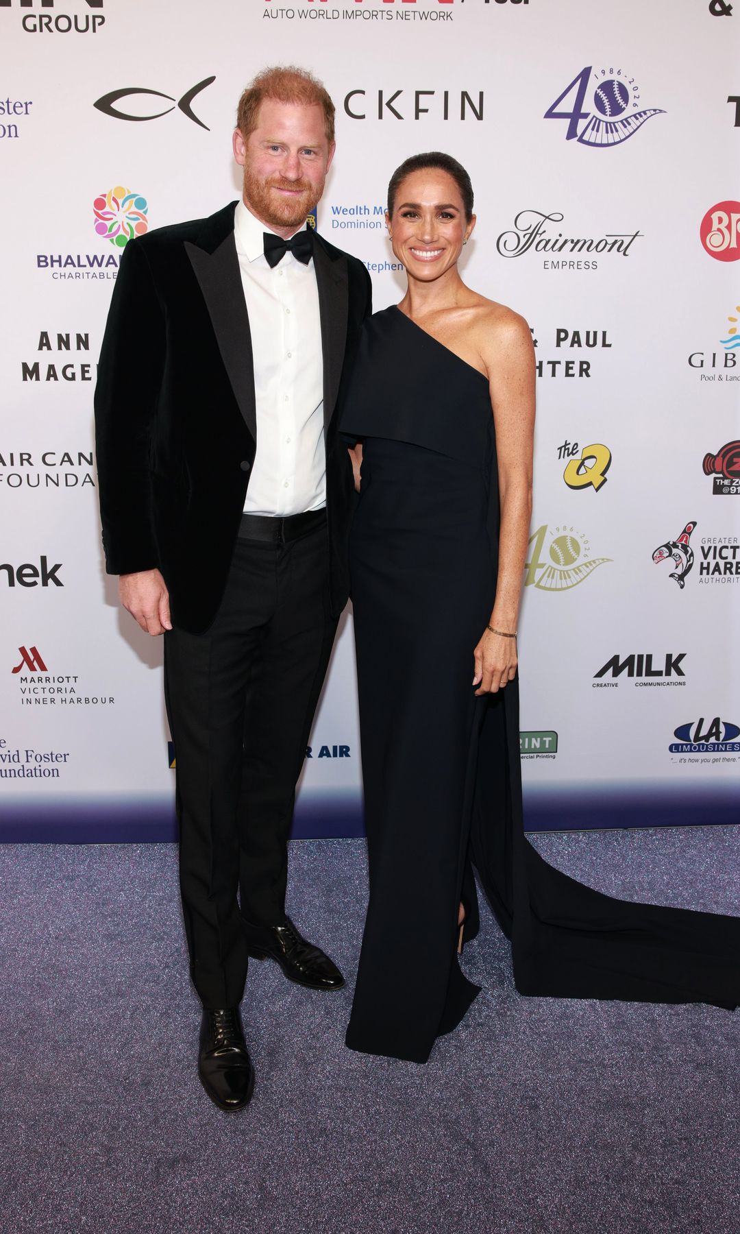 Prince Harry and Meghan Markle at the David Foster Foundation anniversary gala
