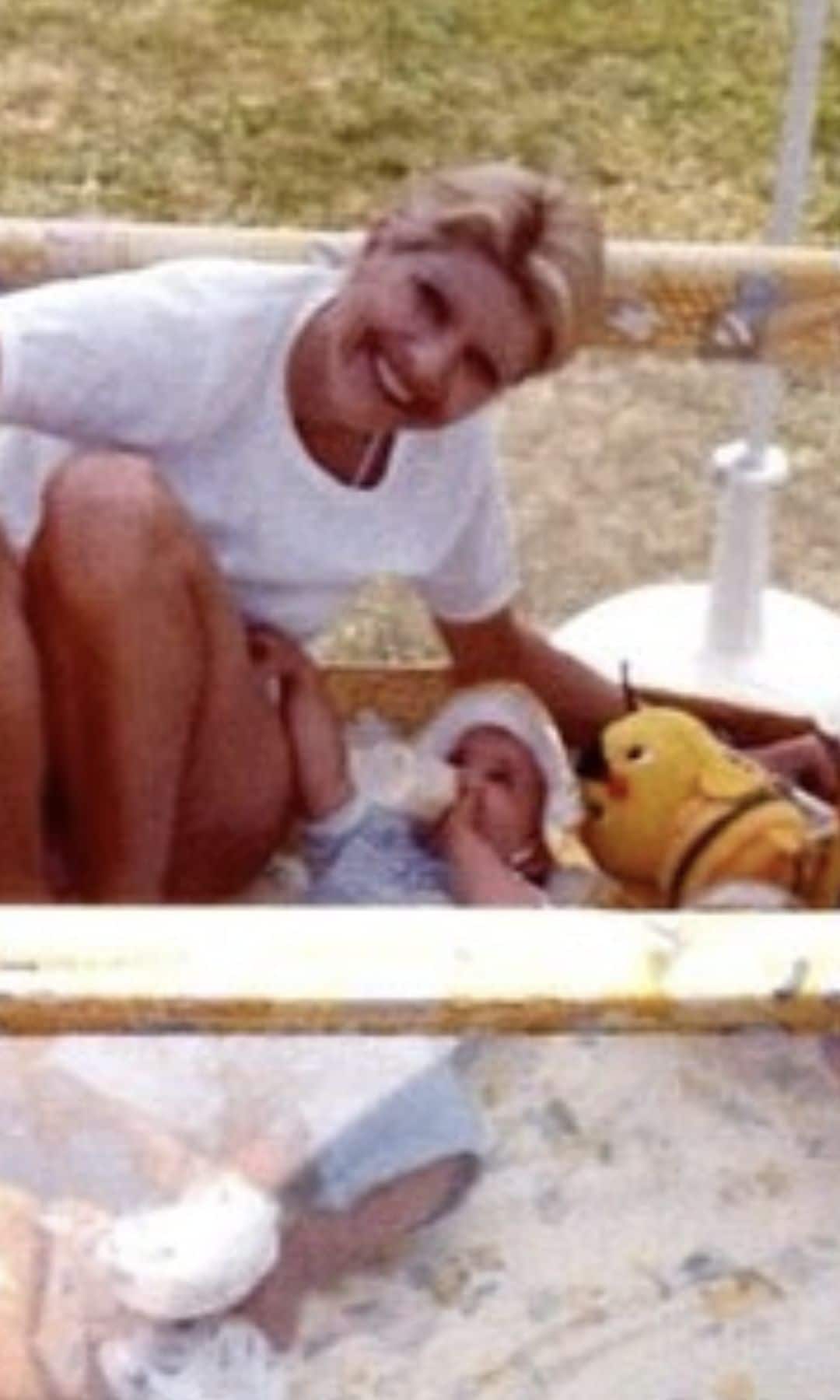 Ivanka showed her mother doing various thigns over the years
