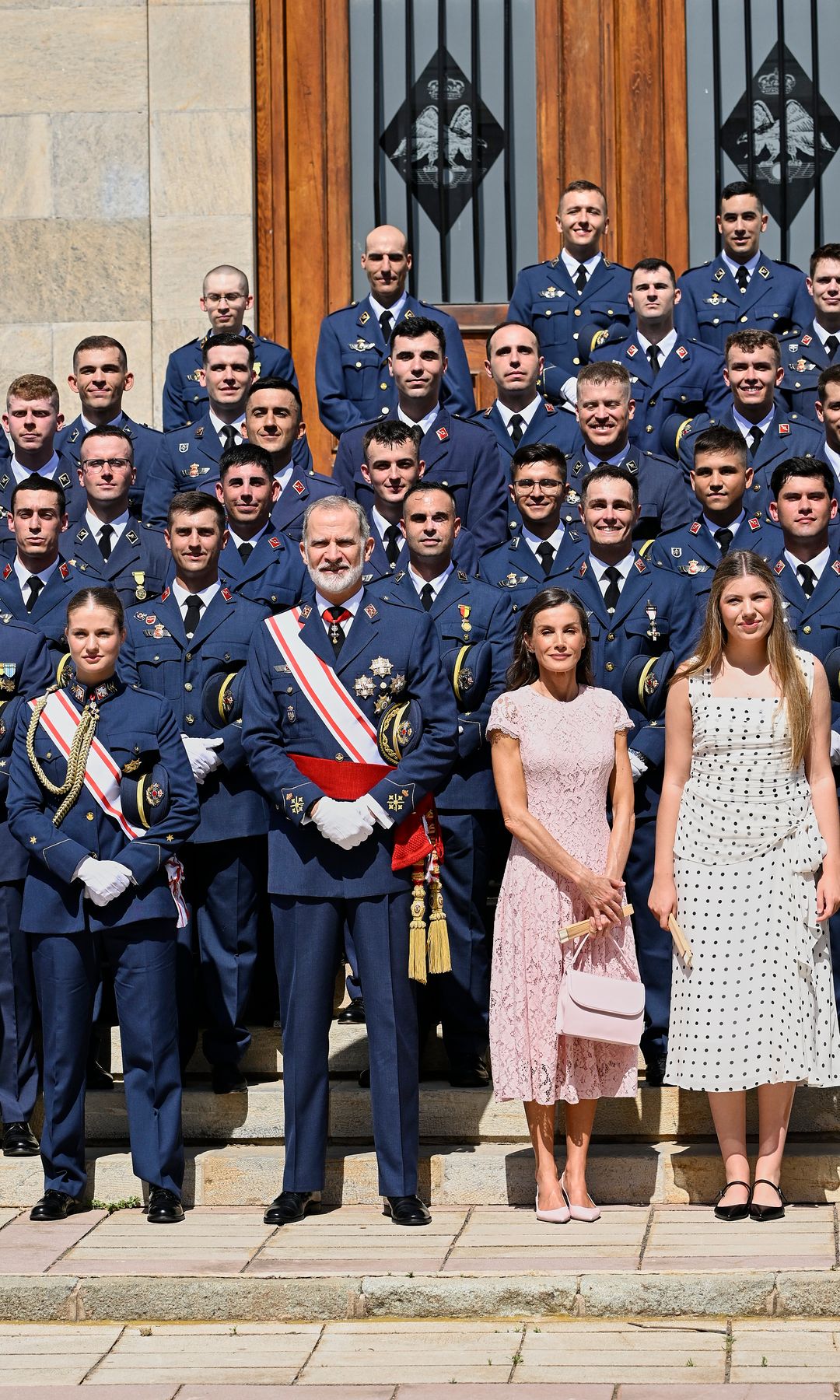 The ceremony ended with a traditional family photo