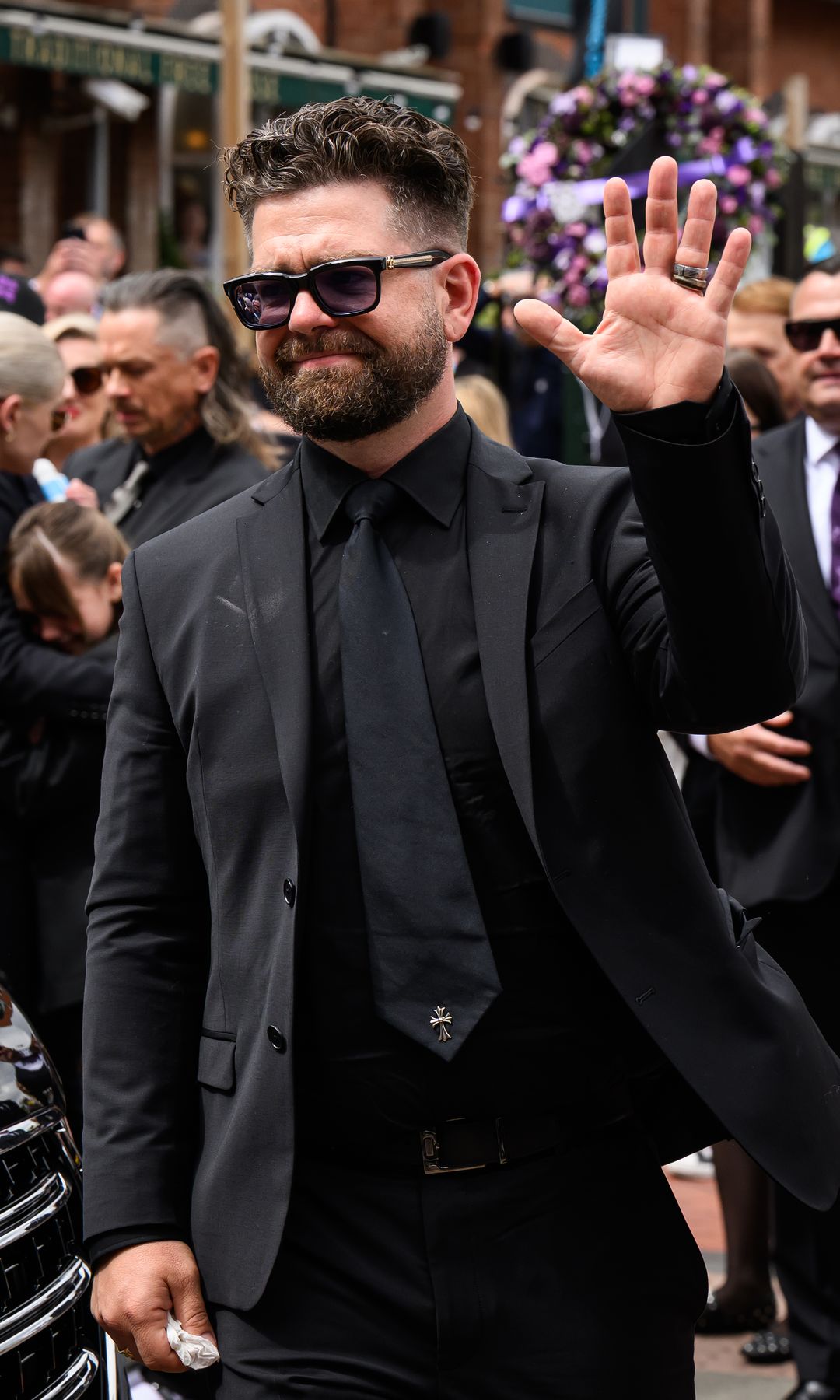 Jack Osbourne wore a cross on his tie
