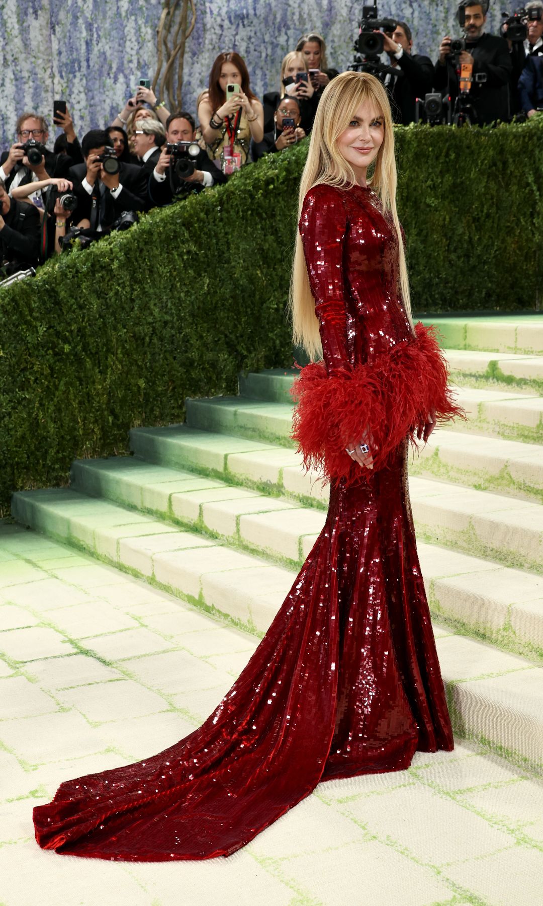 NEW YORK, NEW YORK - MAY 04: Nicole Kidman attends the 2026 Met Gala celebrating "Costume Art" at the Metropolitan Museum of Art on May 04, 2026 in New York City. (Photo by Jamie McCarthy/Getty Image s)
