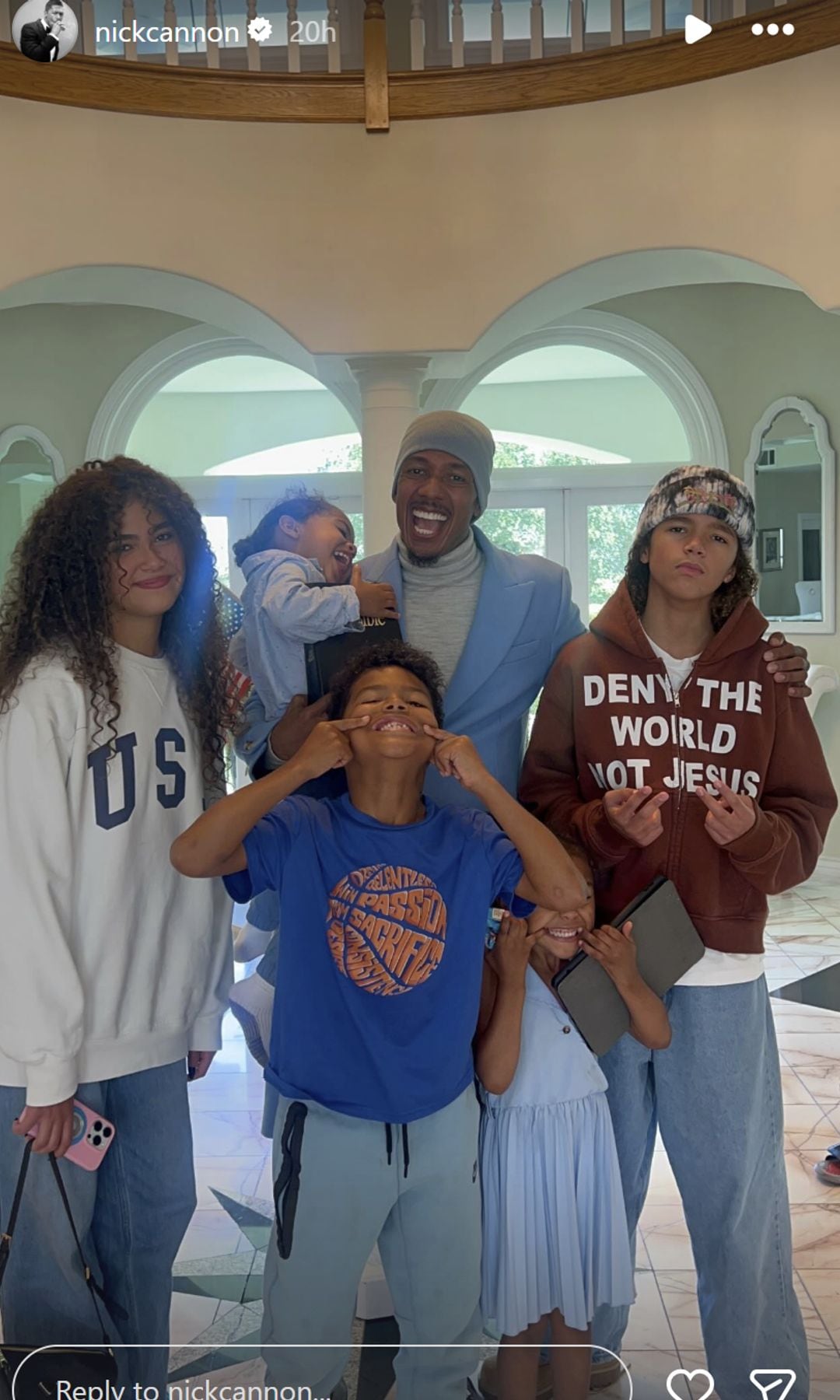 Cannon revealed he spent Father's Day with his kids, going to church