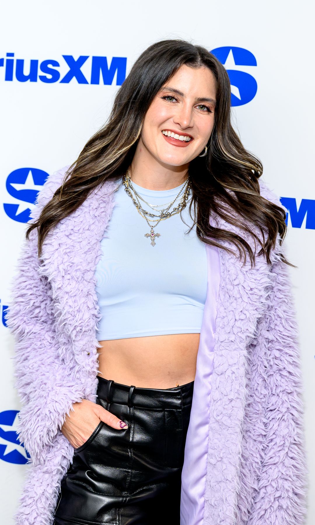 Camila Ramon visits SiriusXM Studios on March 05, 2025 in New York City