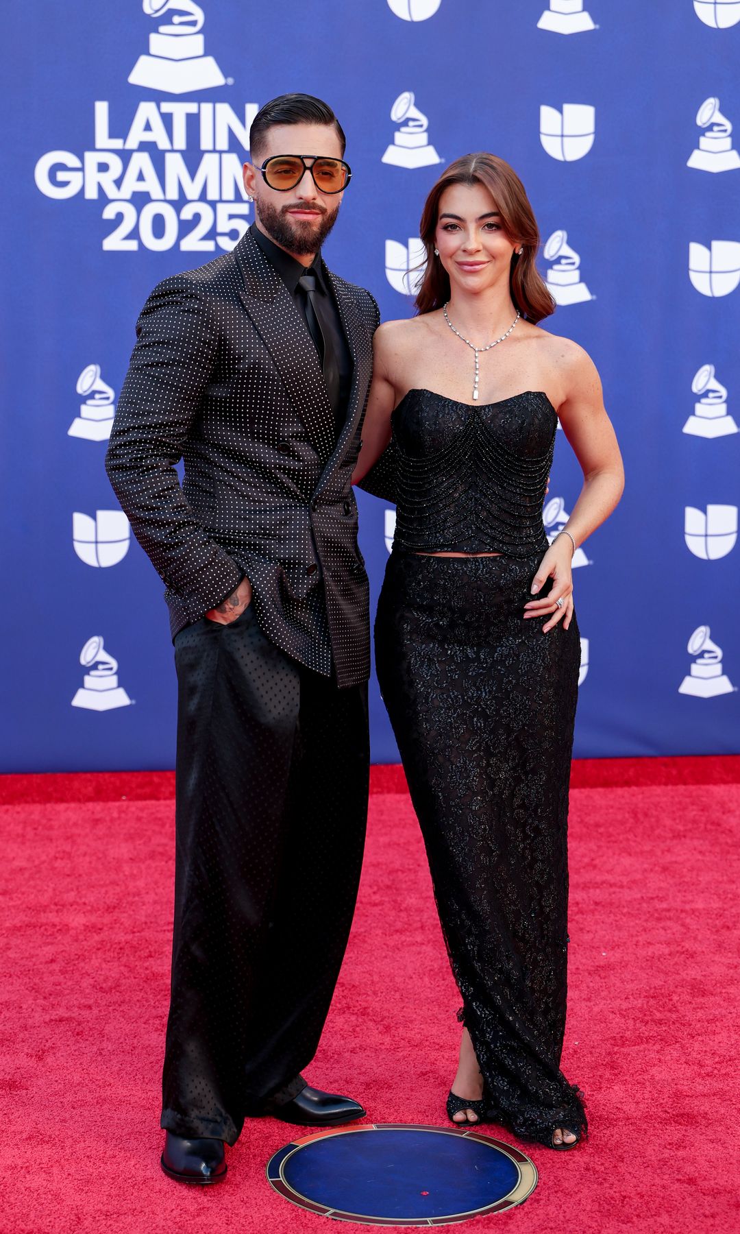 Maluma and Susana Gomez at the 26th Annual Latin GRAMMY Awards