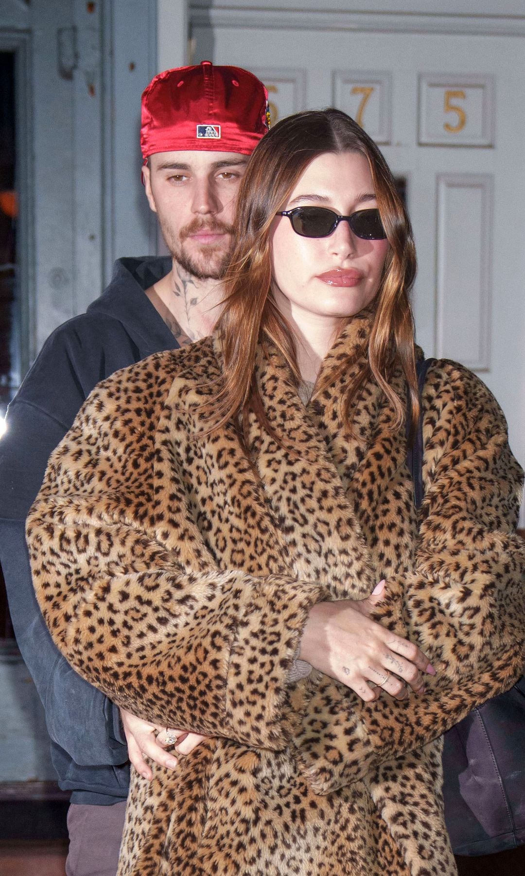 Justin Bieber and Hailey Bieber are seen on February 06, 2025 in New York City.  (Photo by XNY/Star Max/GC Images)